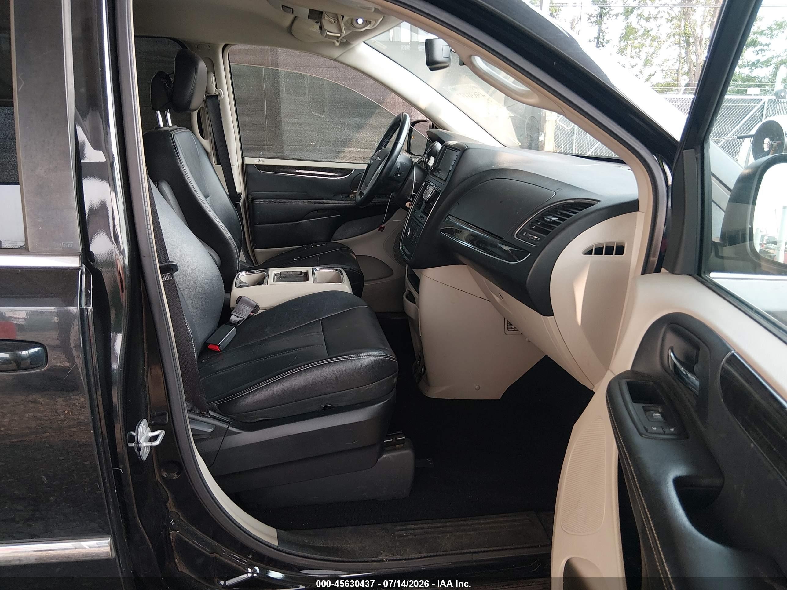 2013 Chrysler Town & Country Touring Черный vin: 2C4RC1BG5DR722994