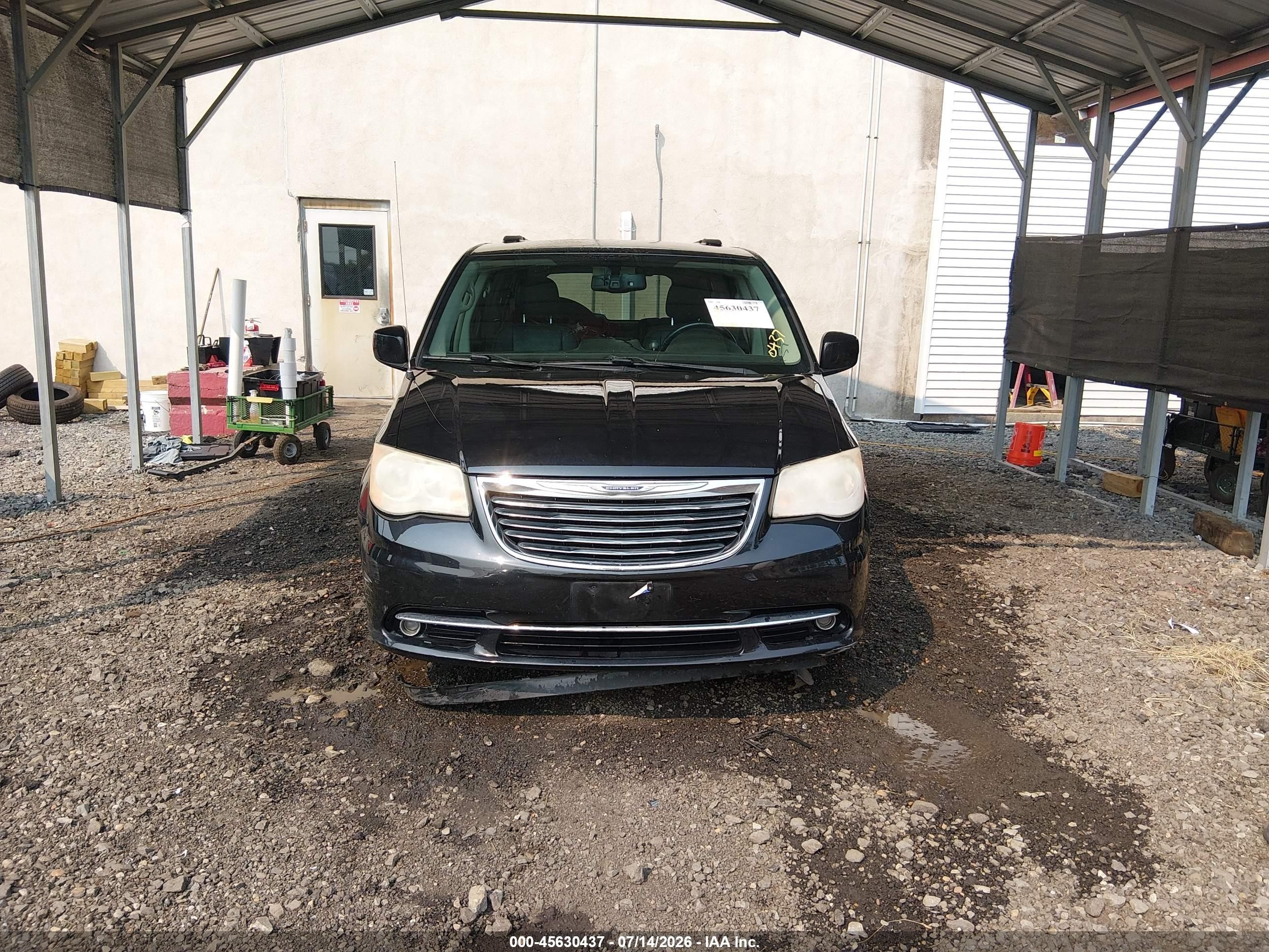 2013 Chrysler Town & Country Touring Черный vin: 2C4RC1BG5DR722994