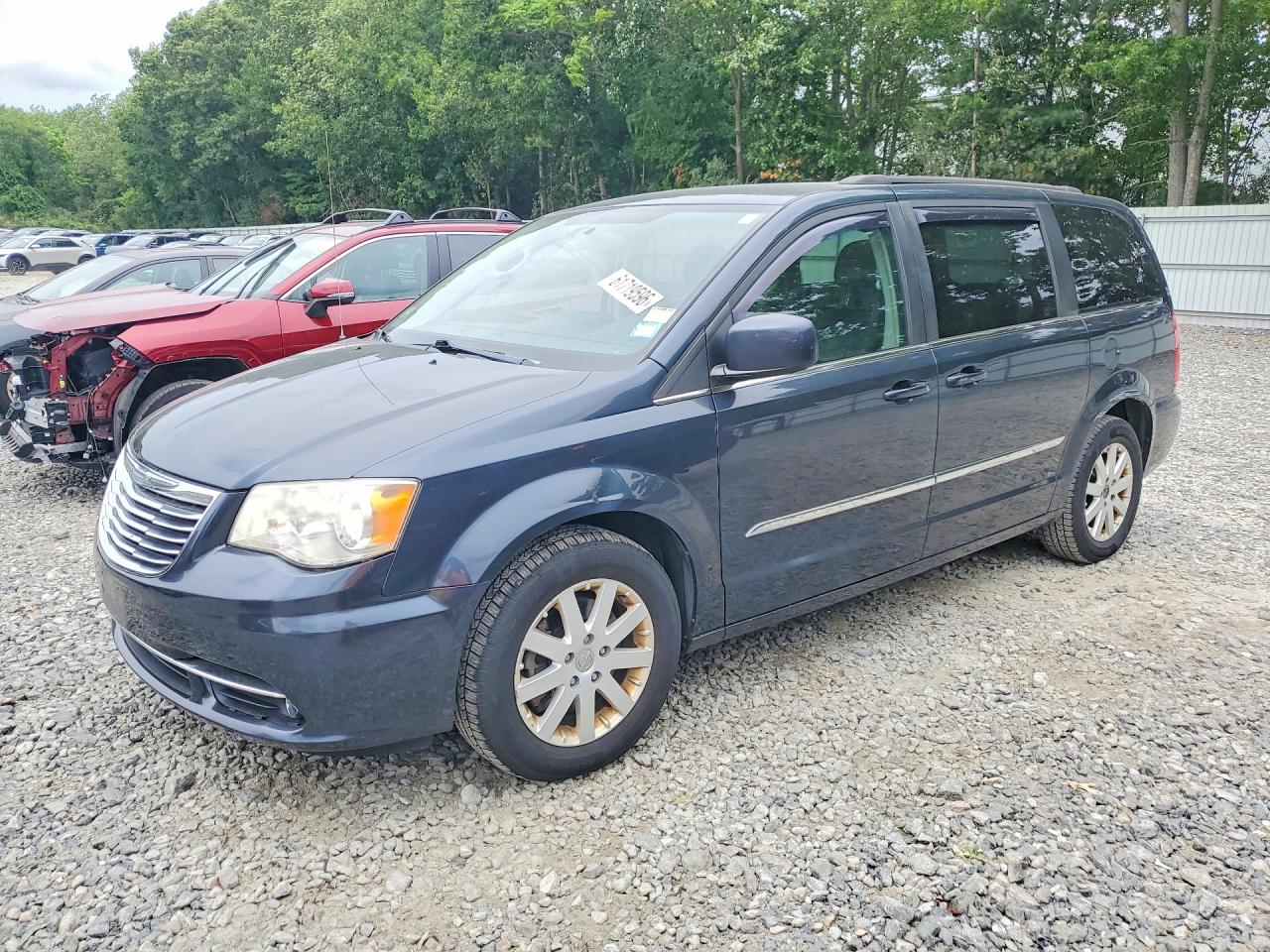 2013 Chrysler Town & Country Touring Blue vin: 2C4RC1BG5DR747636