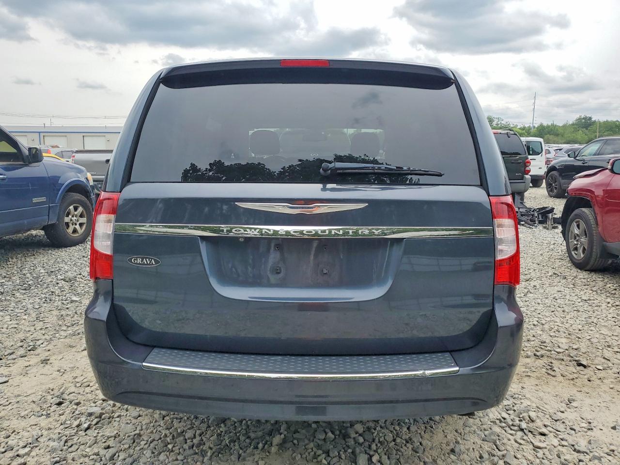 2013 Chrysler Town & Country Touring Blue vin: 2C4RC1BG5DR747636