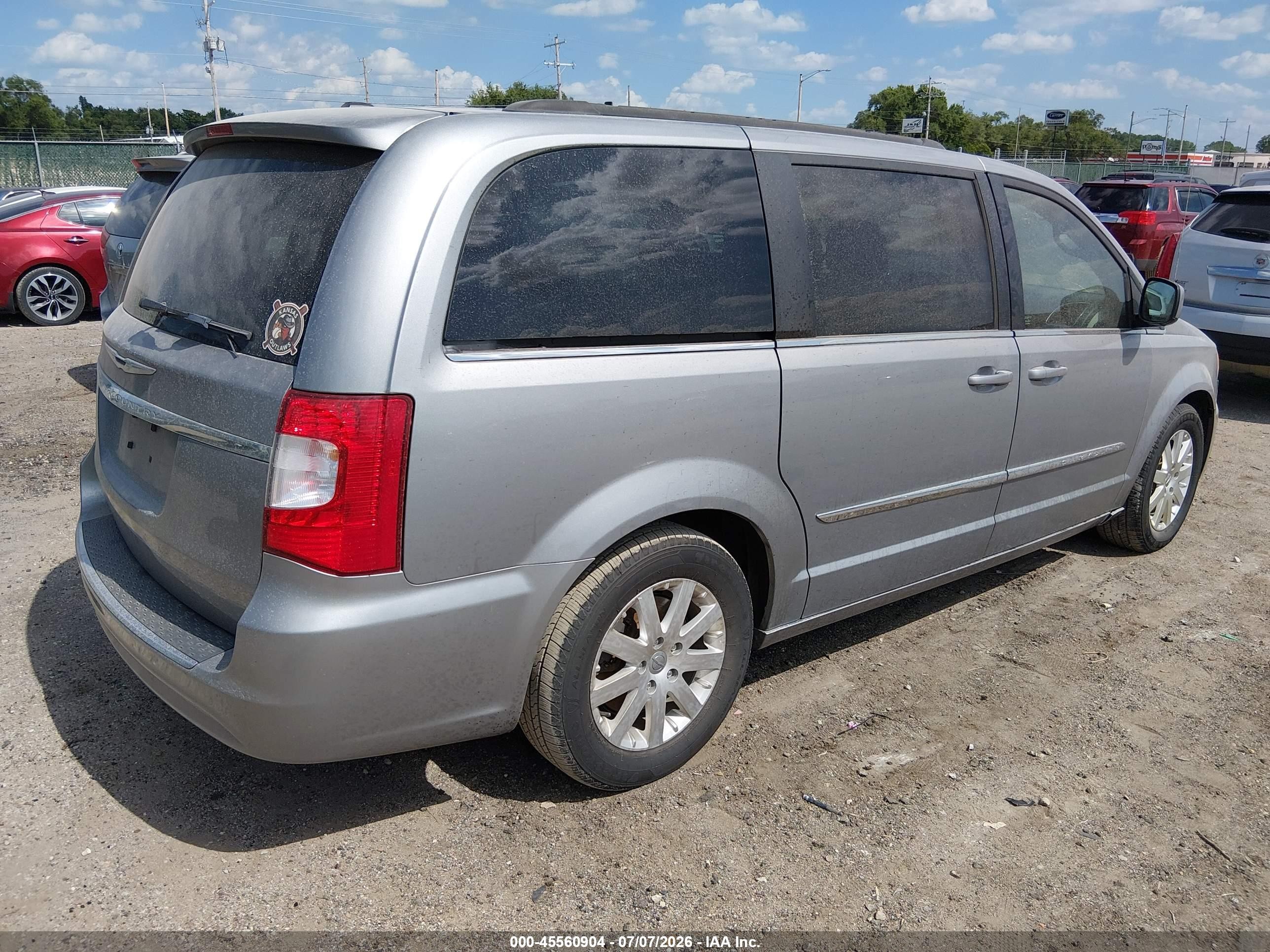 2013 Chrysler Town & Country Touring Silver vin: 2C4RC1BG5DR793659