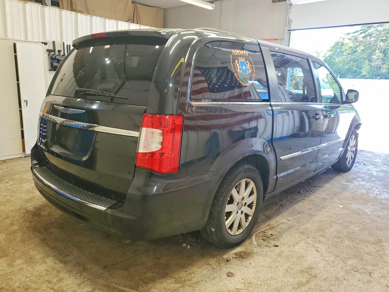 2014 Chrysler Town & Country Touring Black vin: 2C4RC1BG5ER115575