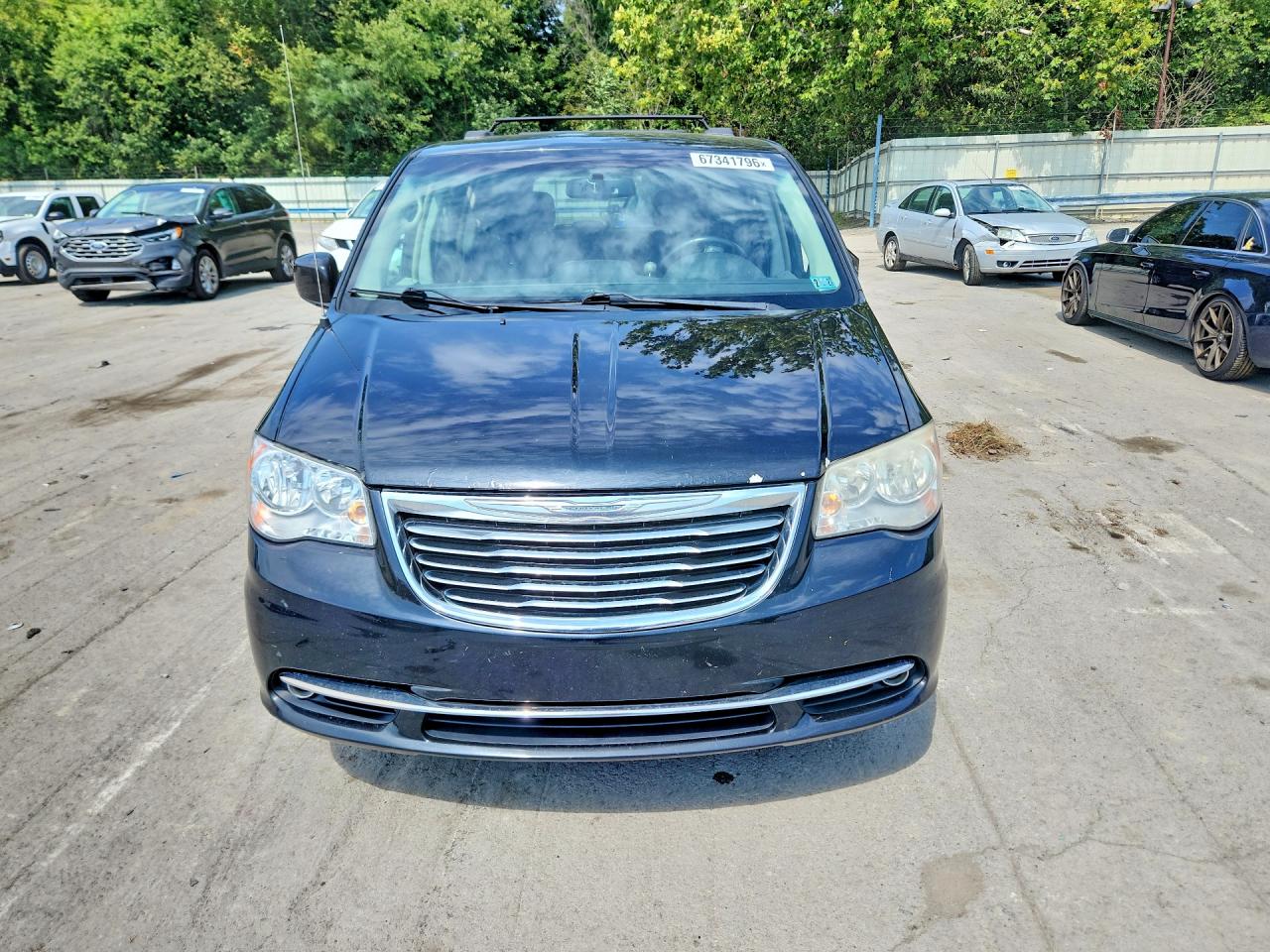 2014 Chrysler Town & Country Touring Gray vin: 2C4RC1BG5ER158278