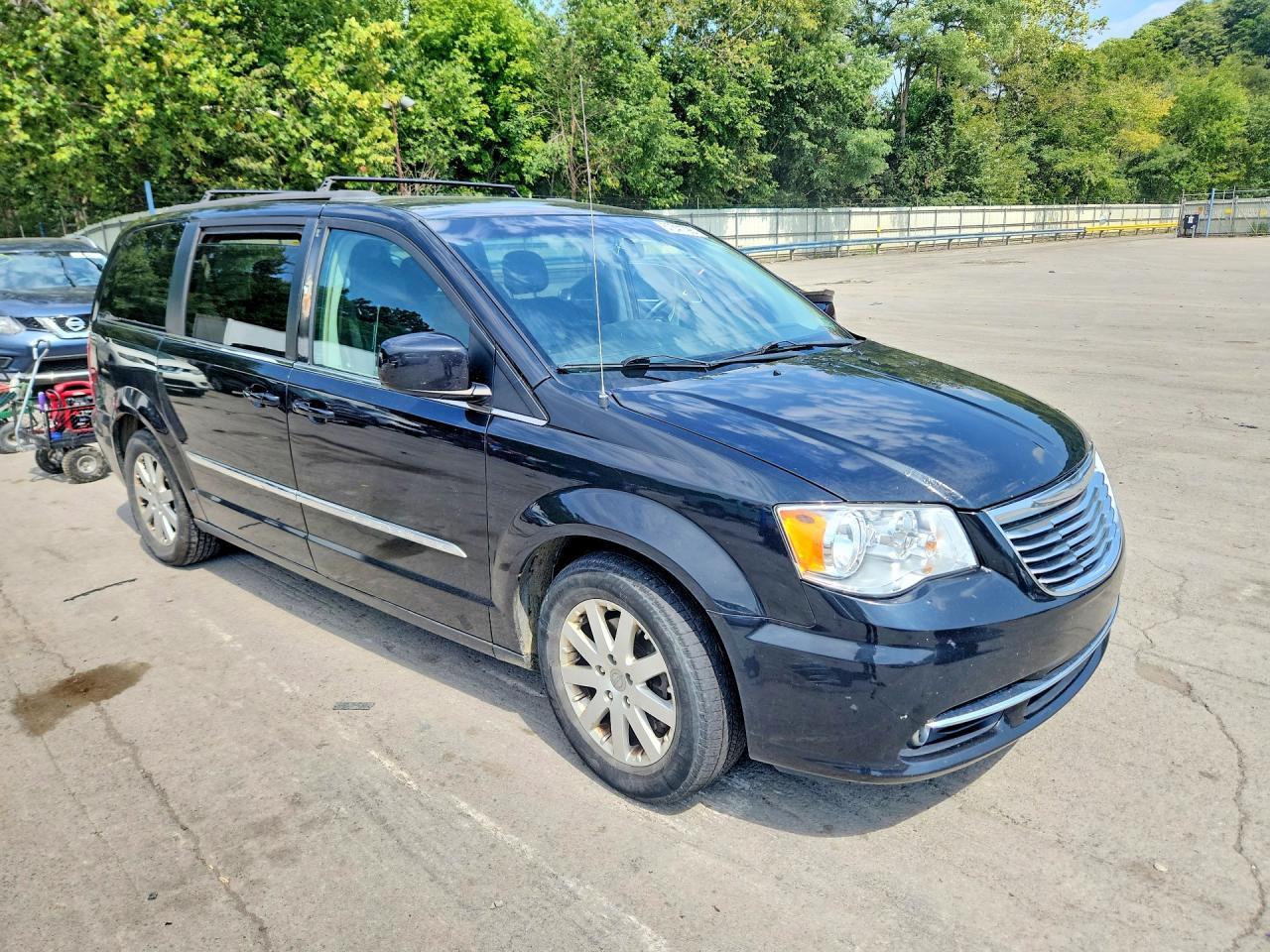 2014 Chrysler Town & Country Touring Gray vin: 2C4RC1BG5ER158278