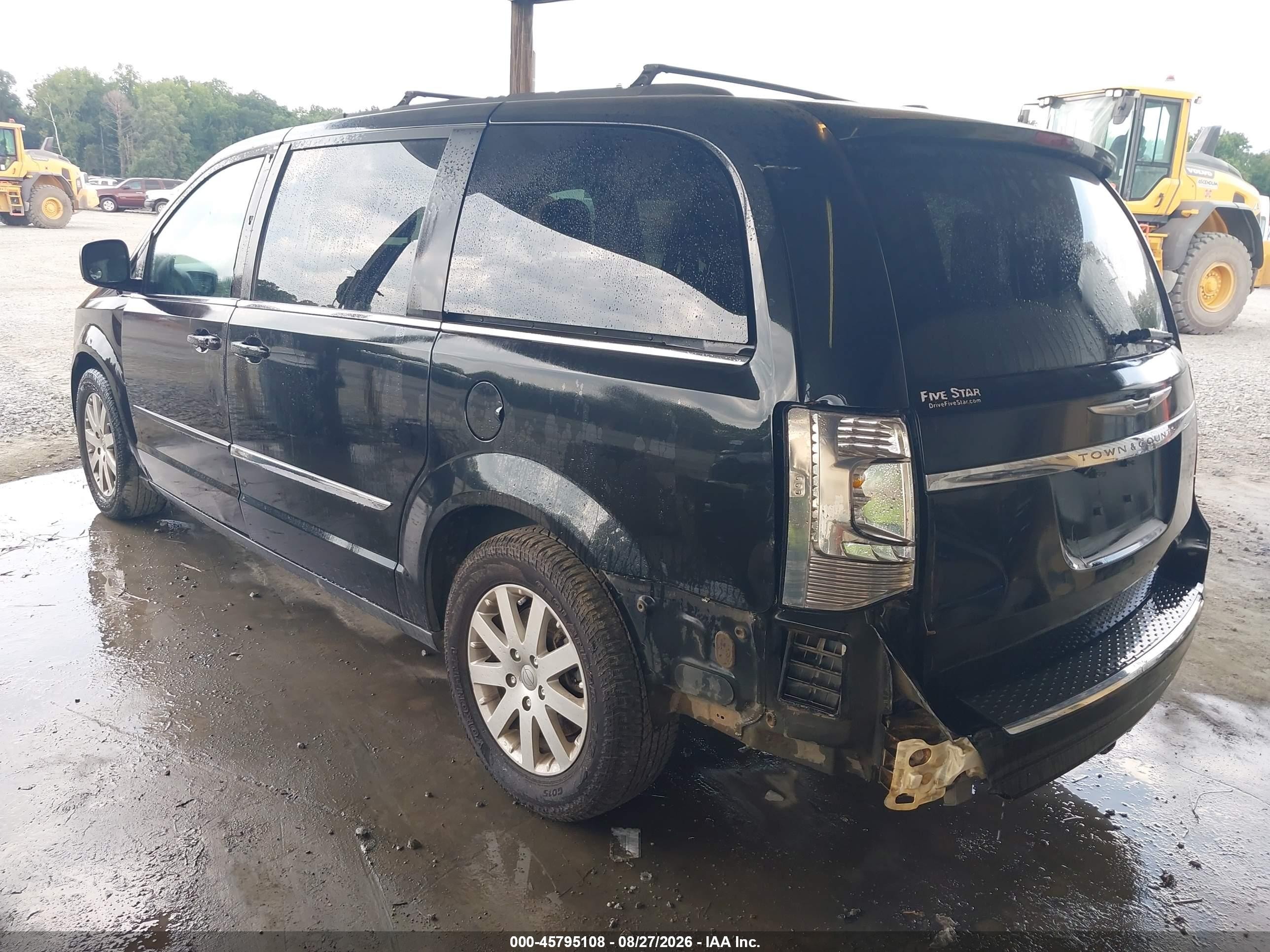 2014 Chrysler Town & Country Touring Black vin: 2C4RC1BG5ER169667