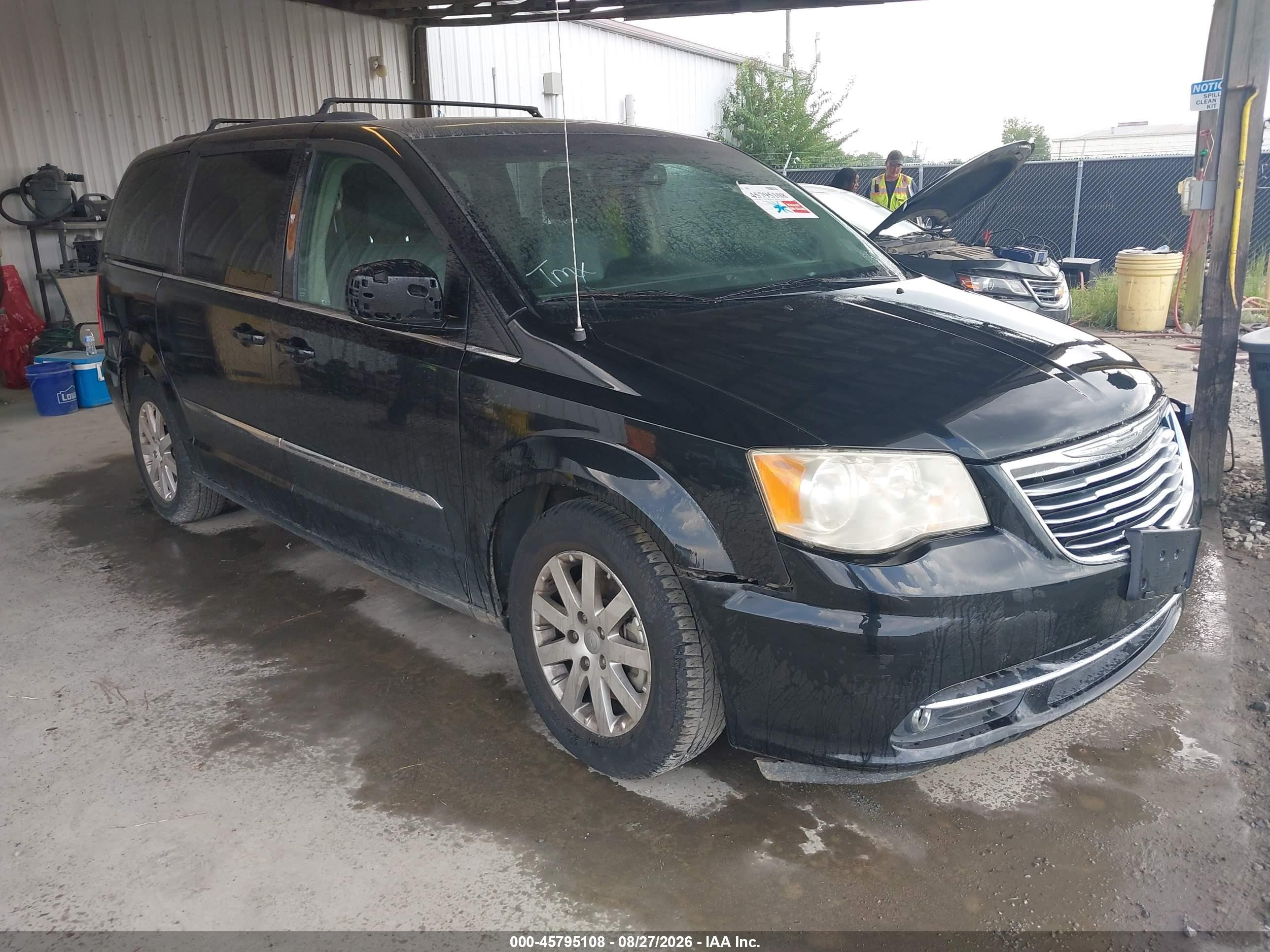 2014 Chrysler Town & Country Touring Black vin: 2C4RC1BG5ER169667