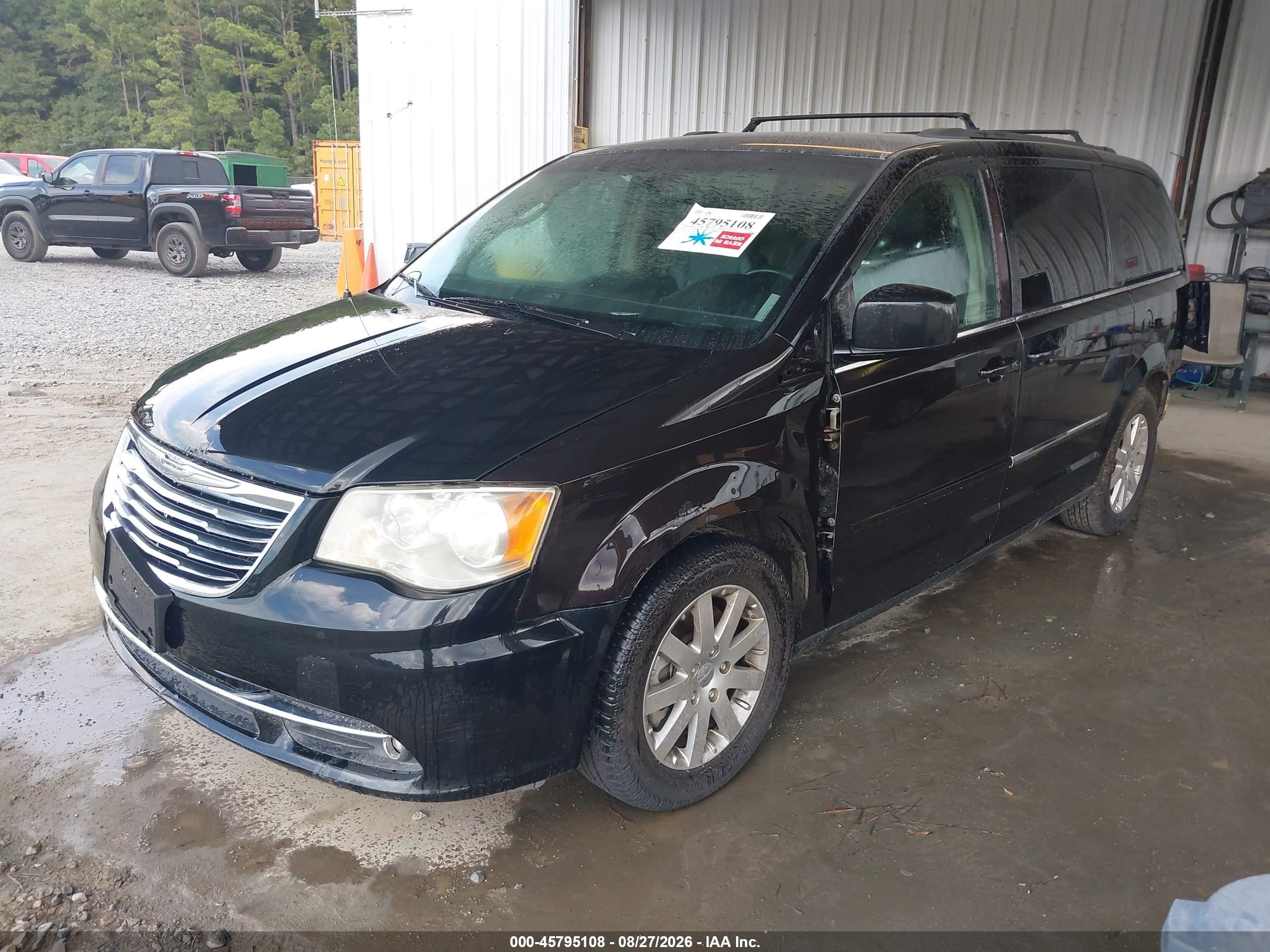 2014 Chrysler Town & Country Touring Black vin: 2C4RC1BG5ER169667