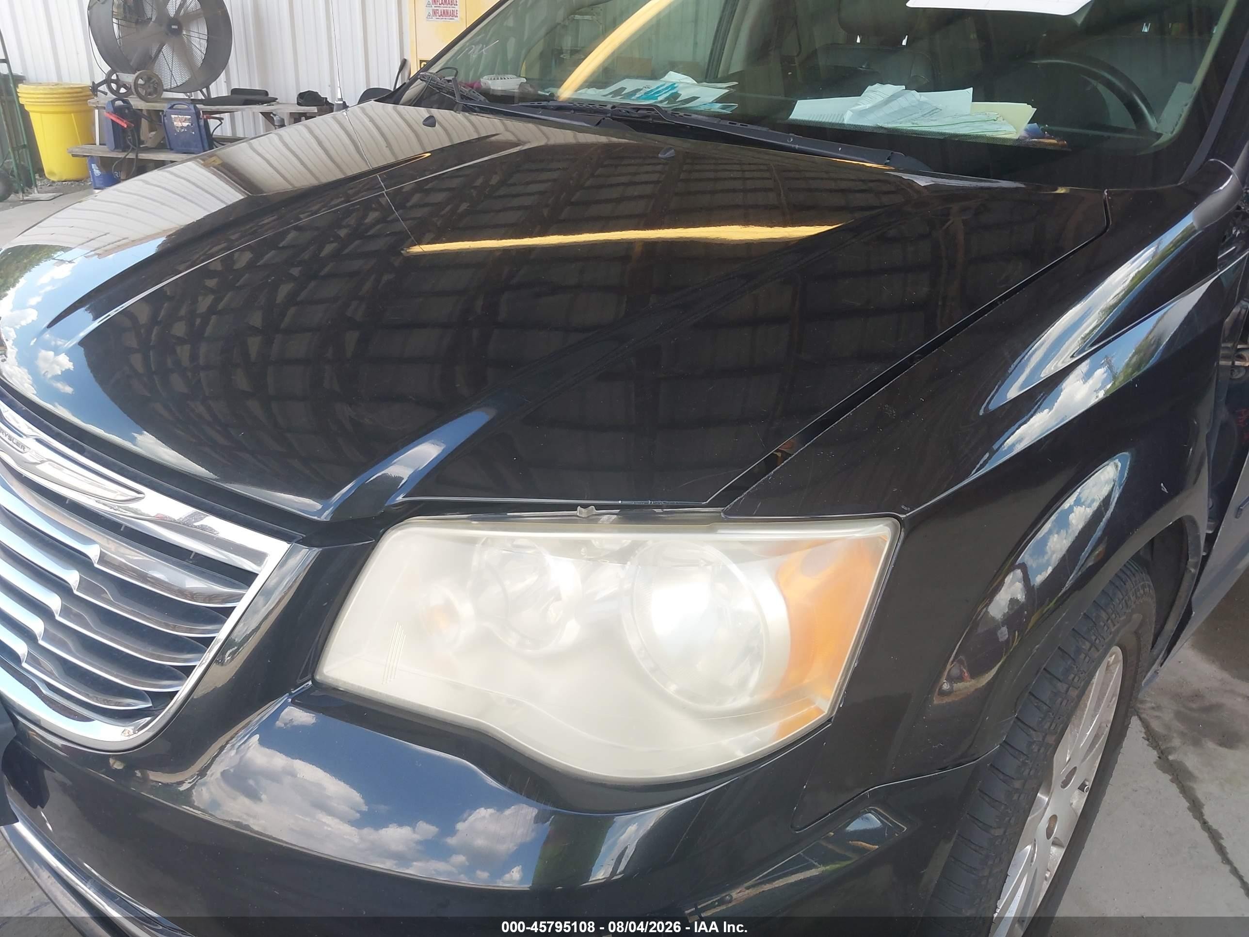 2014 Chrysler Town & Country Touring Black vin: 2C4RC1BG5ER169667