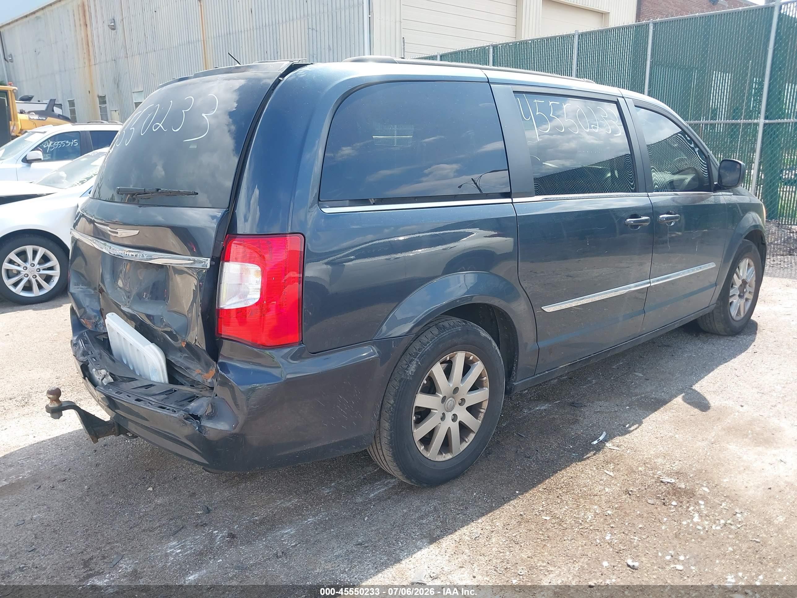 2014 Chrysler Town & Country Touring Gray vin: 2C4RC1BG5ER177915