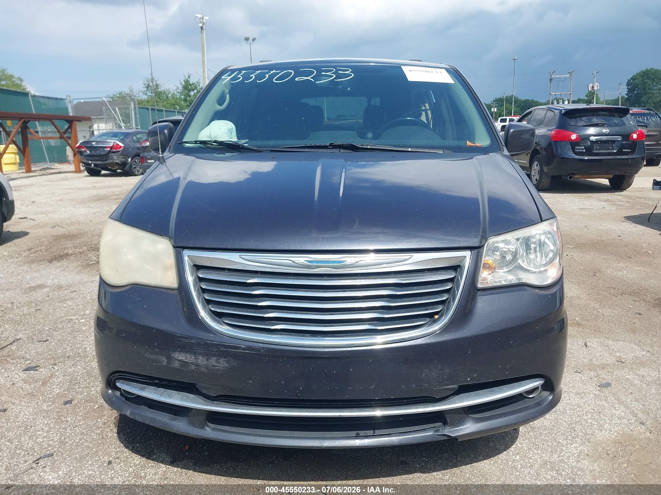 2014 Chrysler Town & Country Touring Gray vin: 2C4RC1BG5ER177915