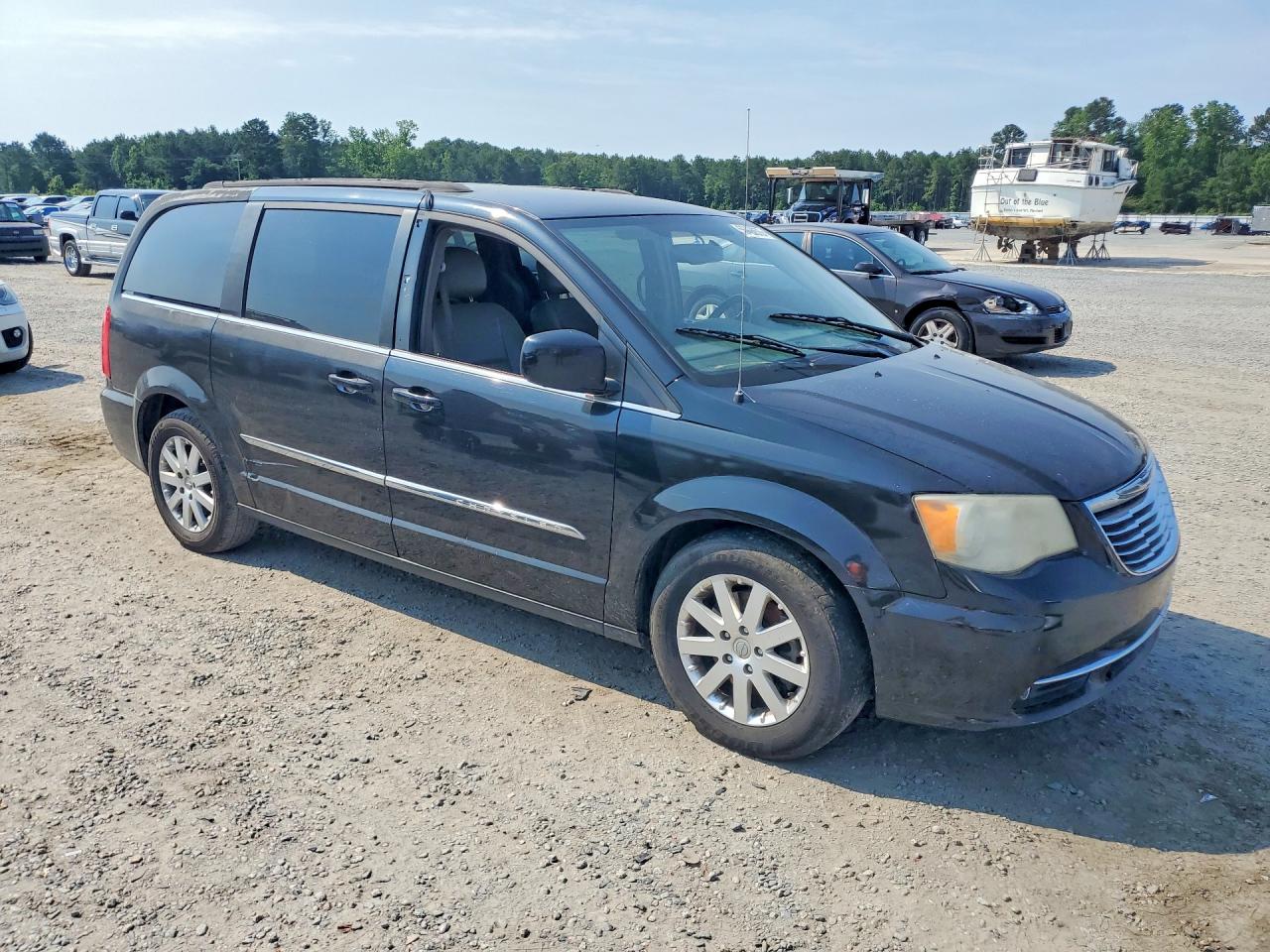 2014 Chrysler Town & Country Touring Black vin: 2C4RC1BG5ER207981