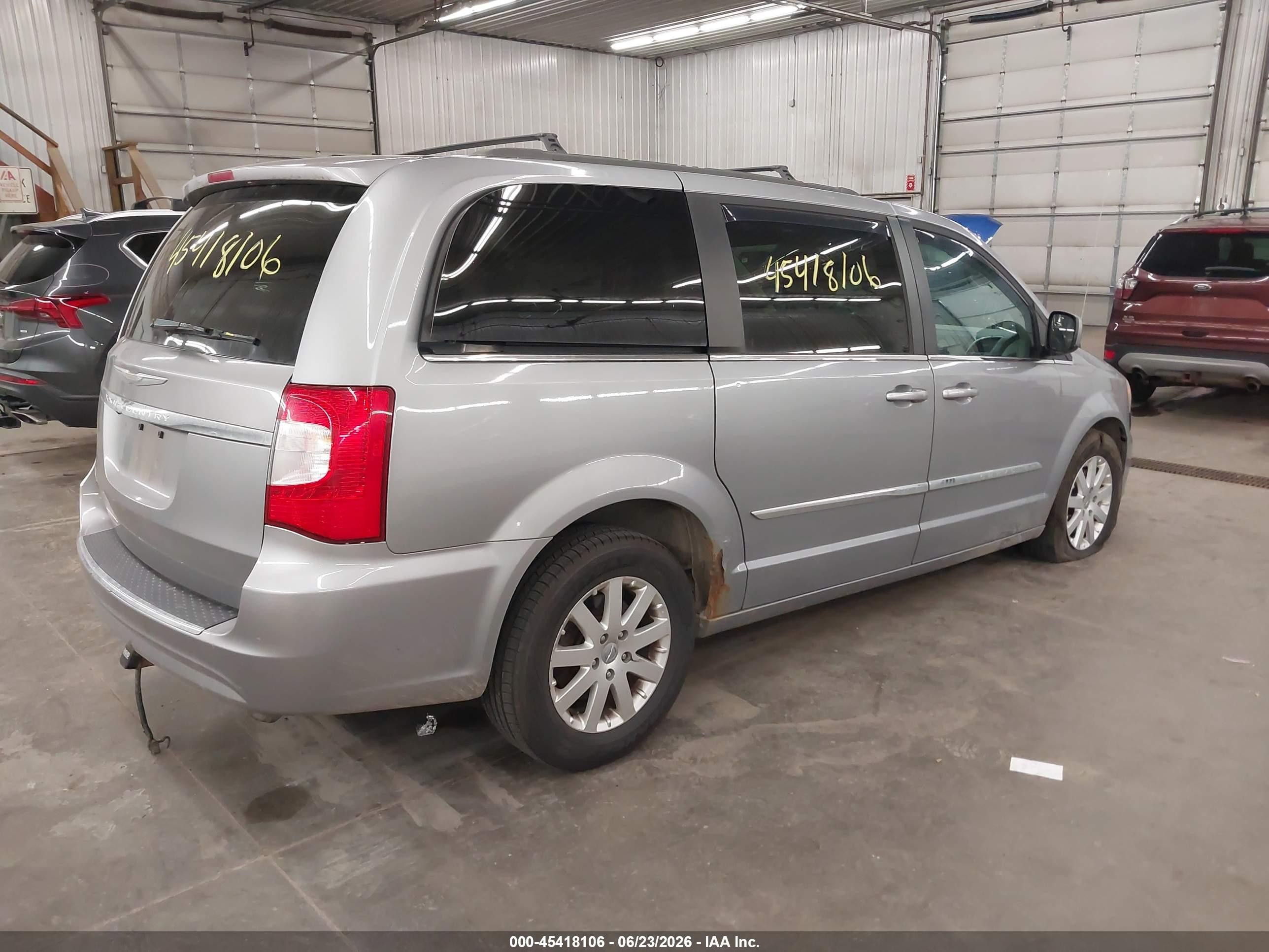 2014 Chrysler Town & Country Touring Gray vin: 2C4RC1BG5ER211514