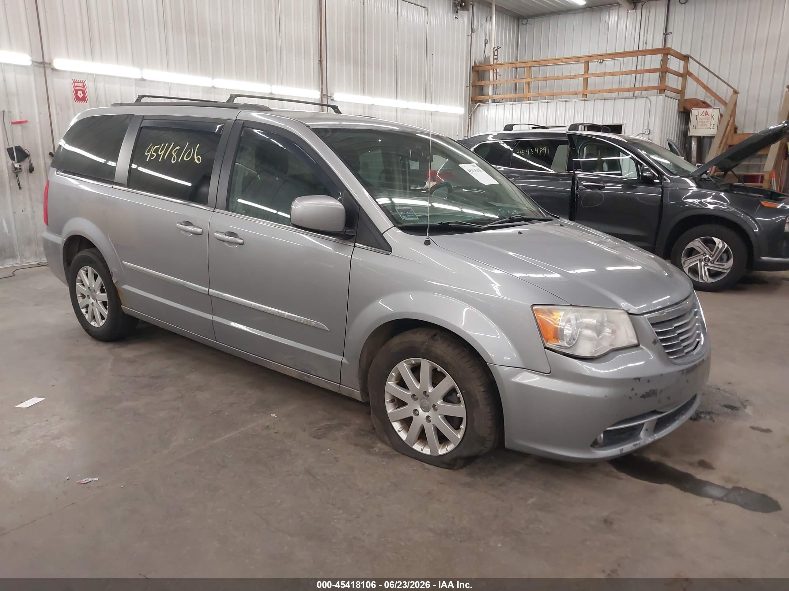 2014 Chrysler Town & Country Touring Gray vin: 2C4RC1BG5ER211514