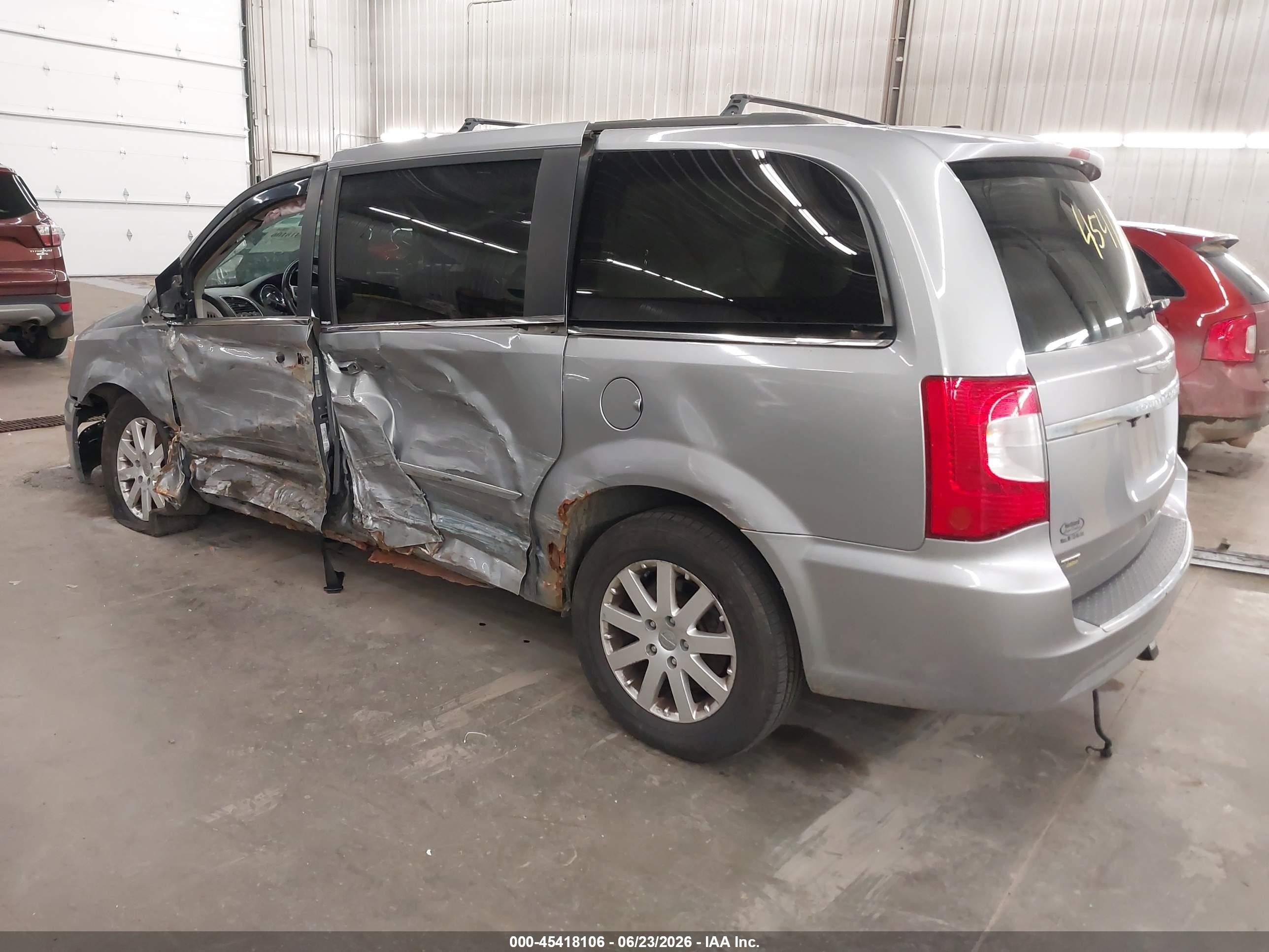 2014 Chrysler Town & Country Touring Gray vin: 2C4RC1BG5ER211514