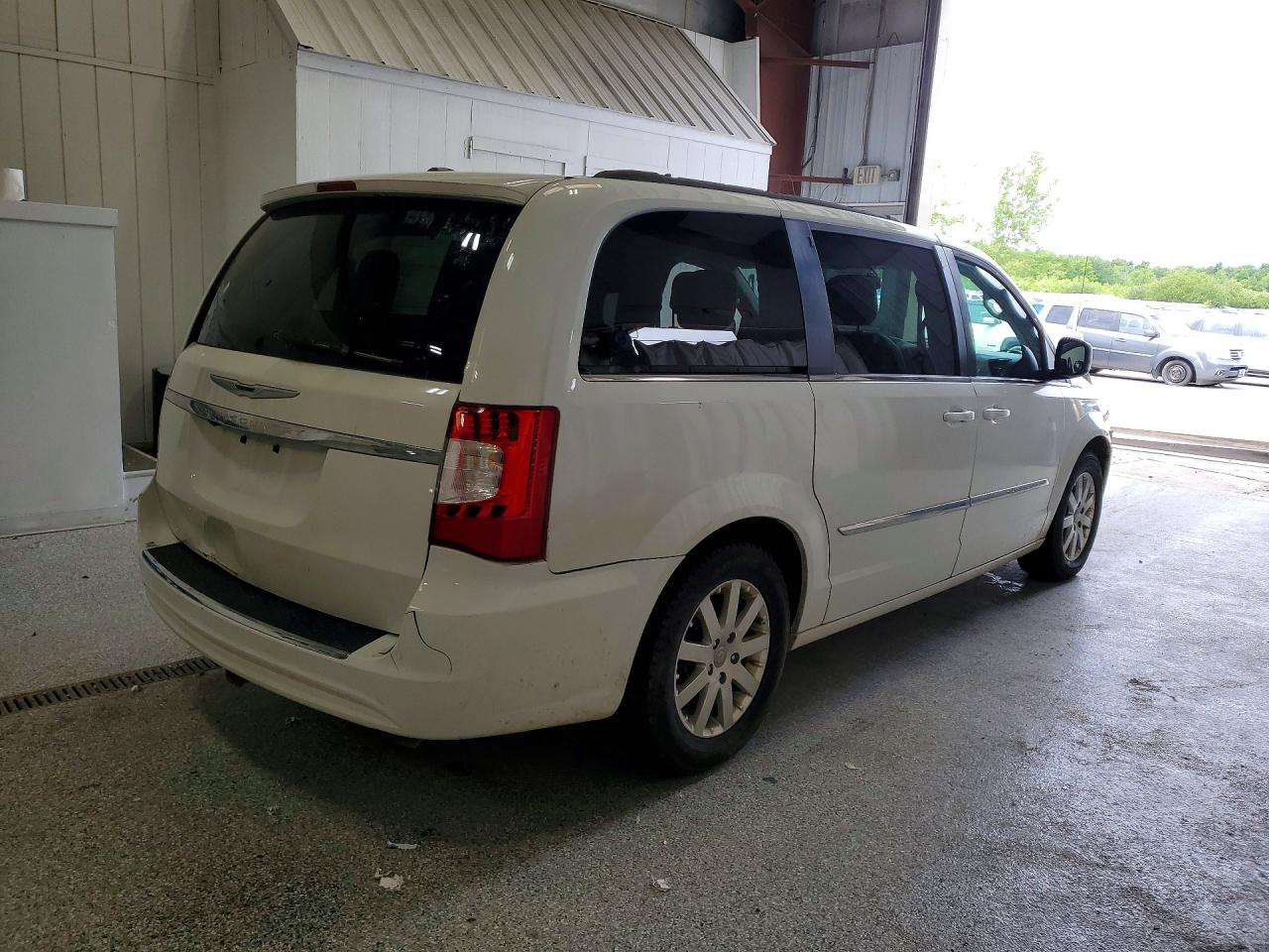 2014 Chrysler Town & Country Touring Белый vin: 2C4RC1BG5ER280395