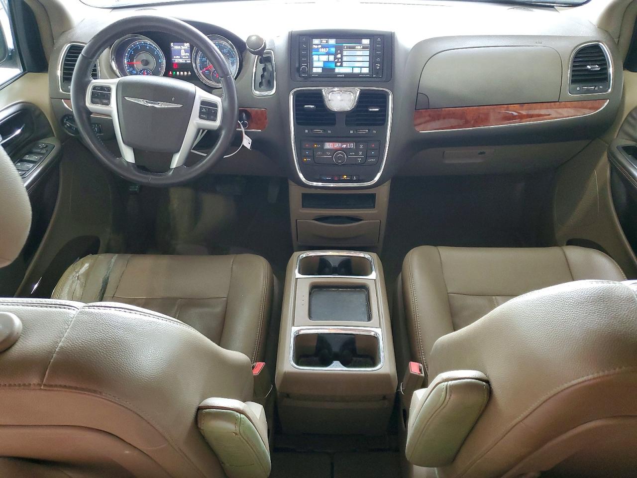2014 Chrysler Town & Country Touring Белый vin: 2C4RC1BG5ER280395