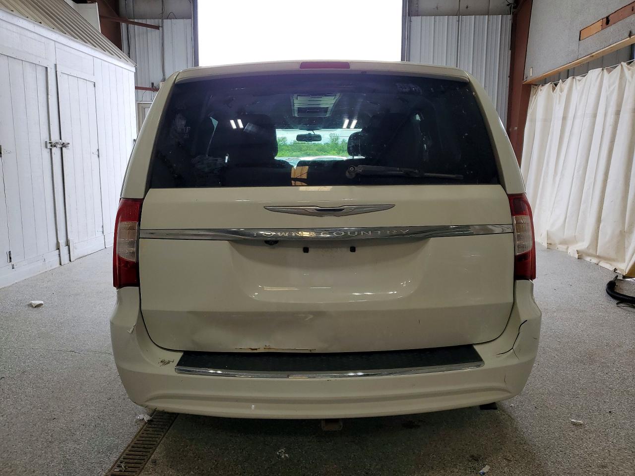 2014 Chrysler Town & Country Touring Белый vin: 2C4RC1BG5ER280395