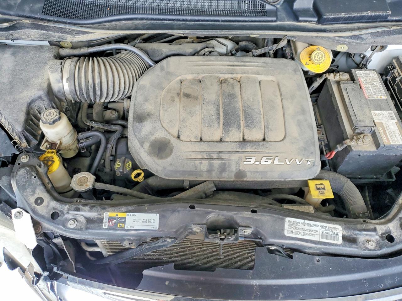 2014 Chrysler Town & Country Touring Белый vin: 2C4RC1BG5ER280395