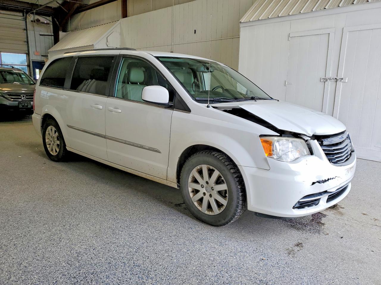 2014 Chrysler Town & Country Touring Белый vin: 2C4RC1BG5ER280395