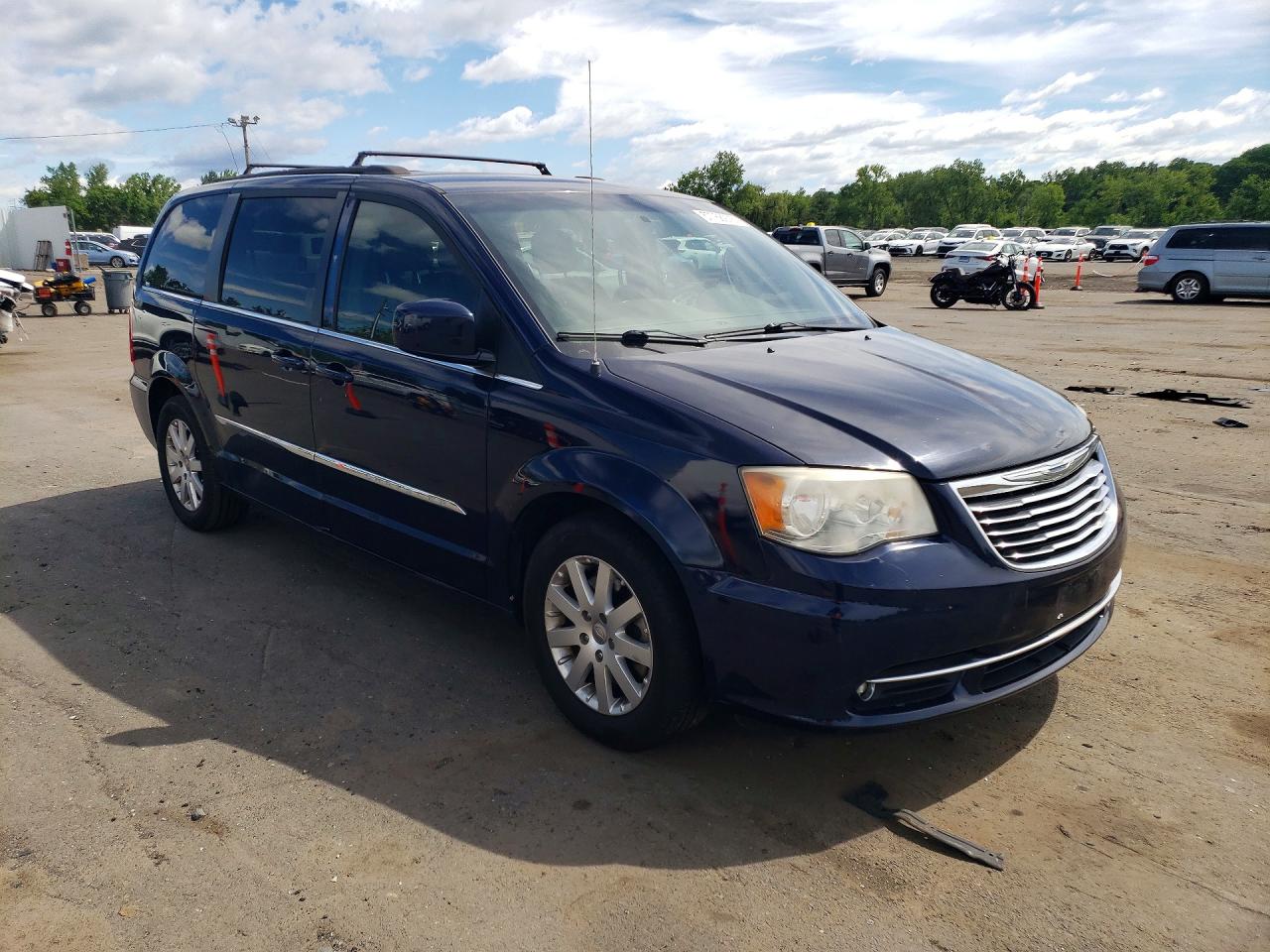 2014 Chrysler Town & Country Touring Blue vin: 2C4RC1BG5ER293115