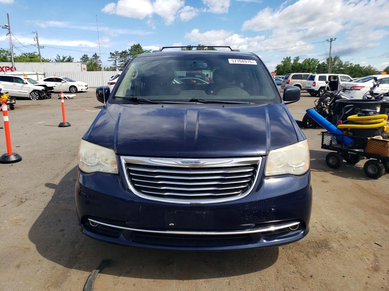 2014 Chrysler Town & Country Touring Blue vin: 2C4RC1BG5ER293115
