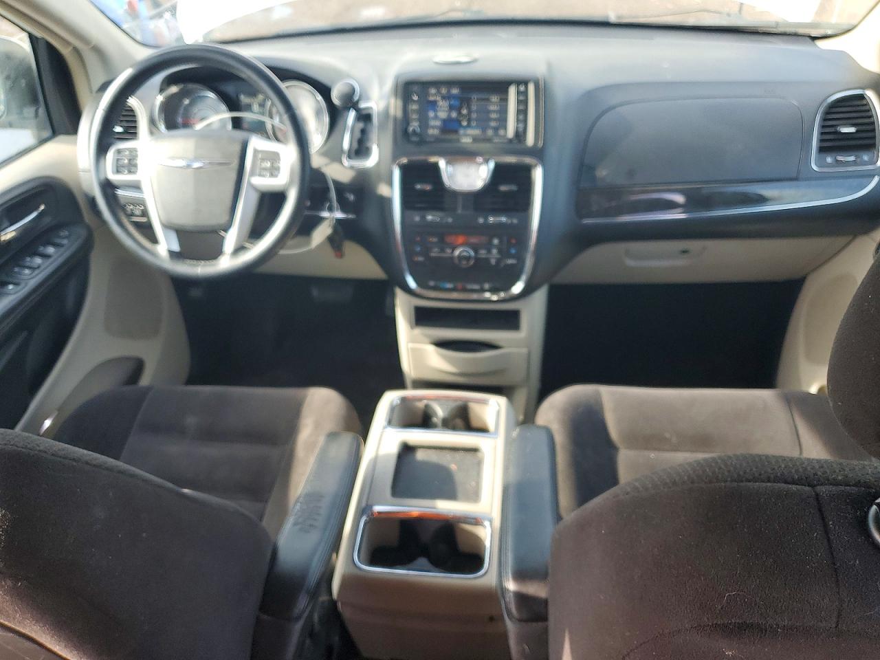 2014 Chrysler Town & Country Touring White vin: 2C4RC1BG5ER329059