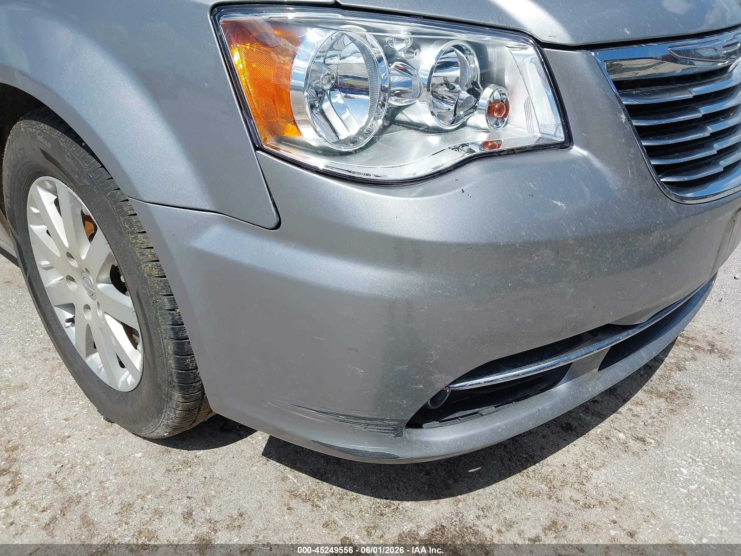 2014 Chrysler Town & Country Touring Серый vin: 2C4RC1BG5ER348601