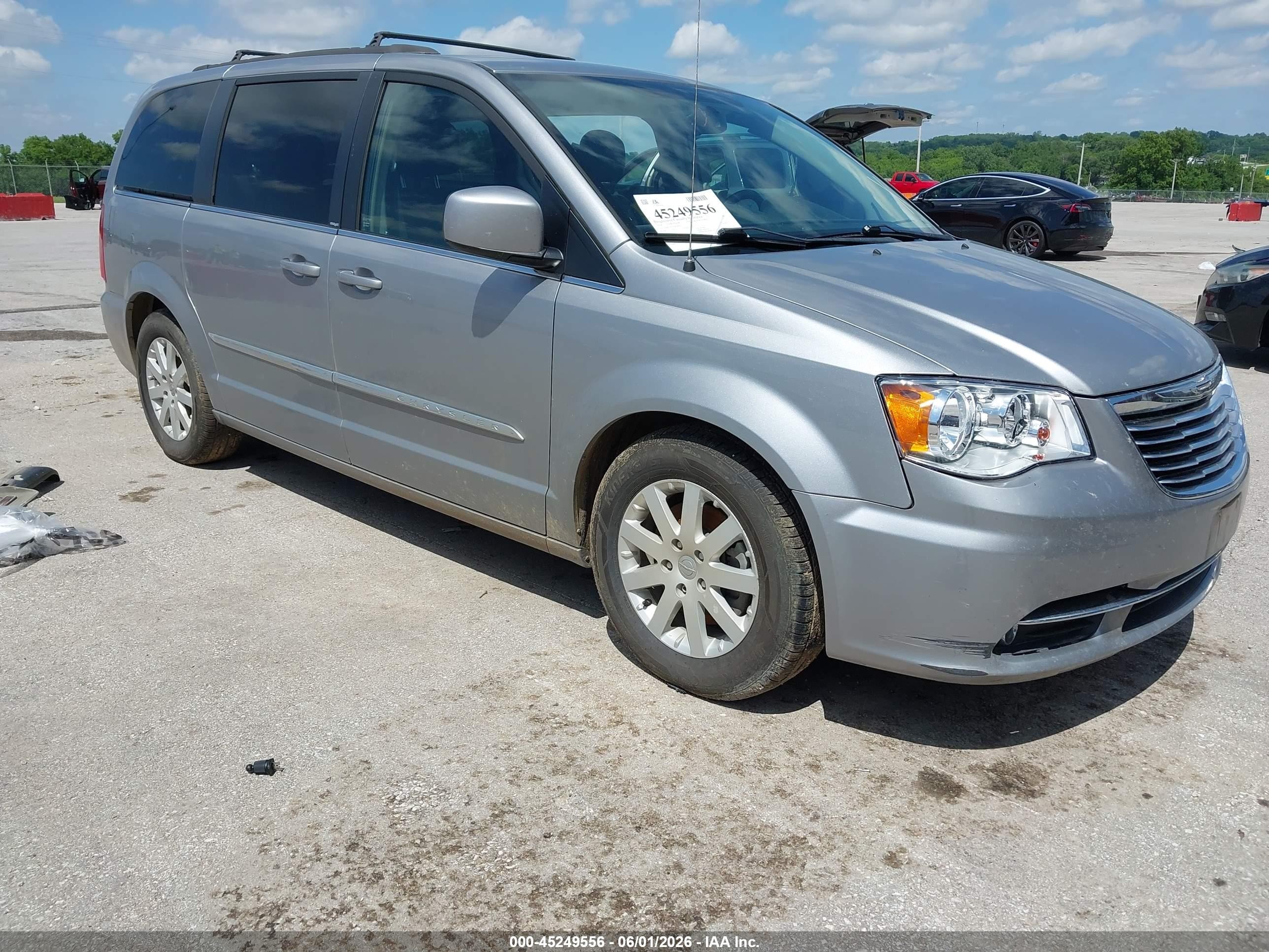 2014 Chrysler Town & Country Touring Gray vin: 2C4RC1BG5ER348601
