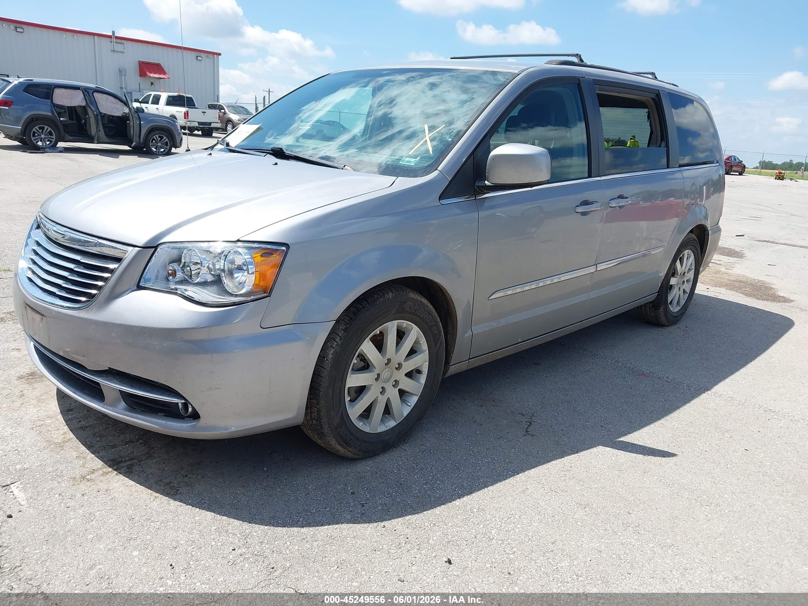 2014 Chrysler Town & Country Touring Серый vin: 2C4RC1BG5ER348601
