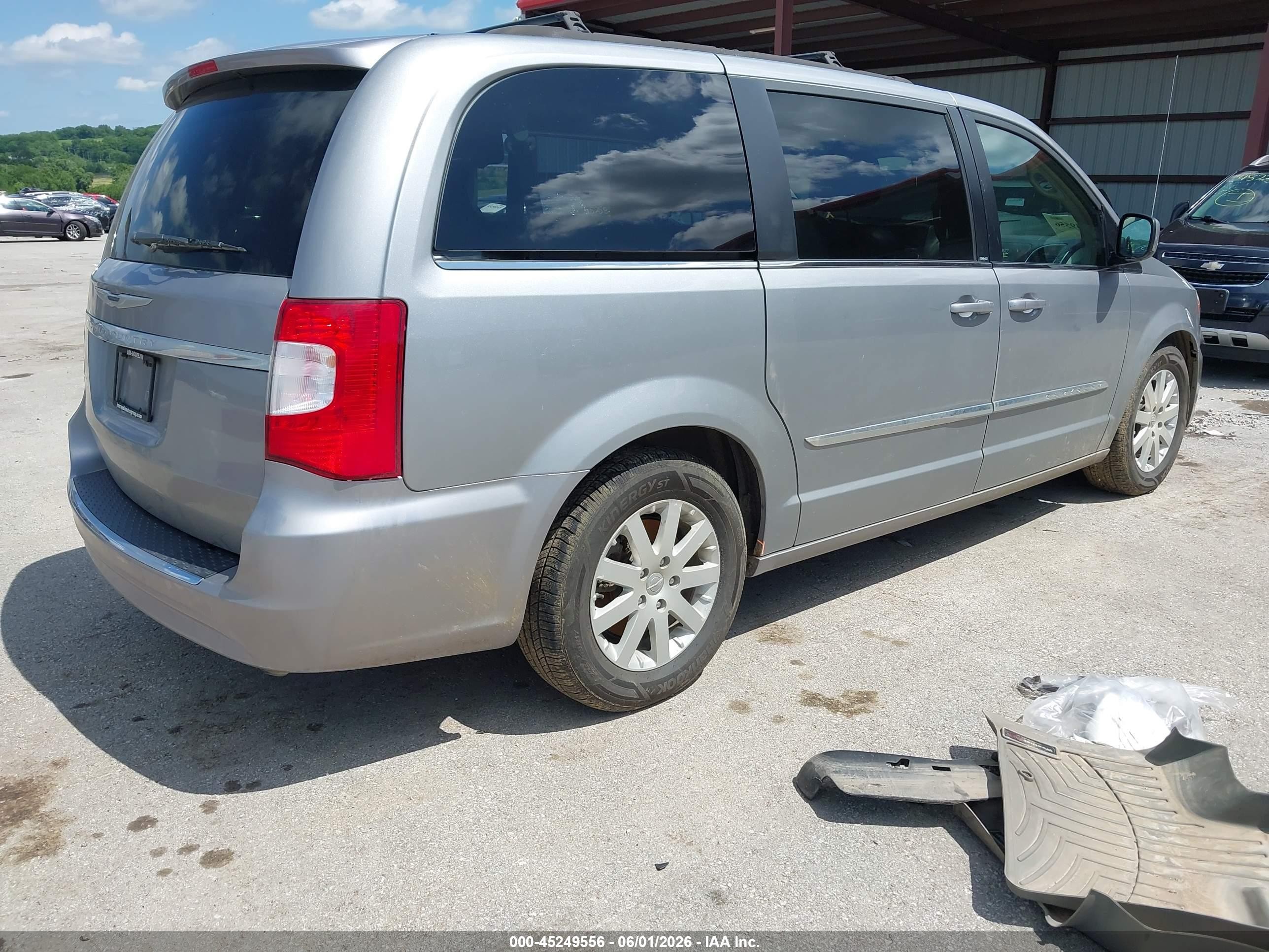 2014 Chrysler Town & Country Touring Серый vin: 2C4RC1BG5ER348601