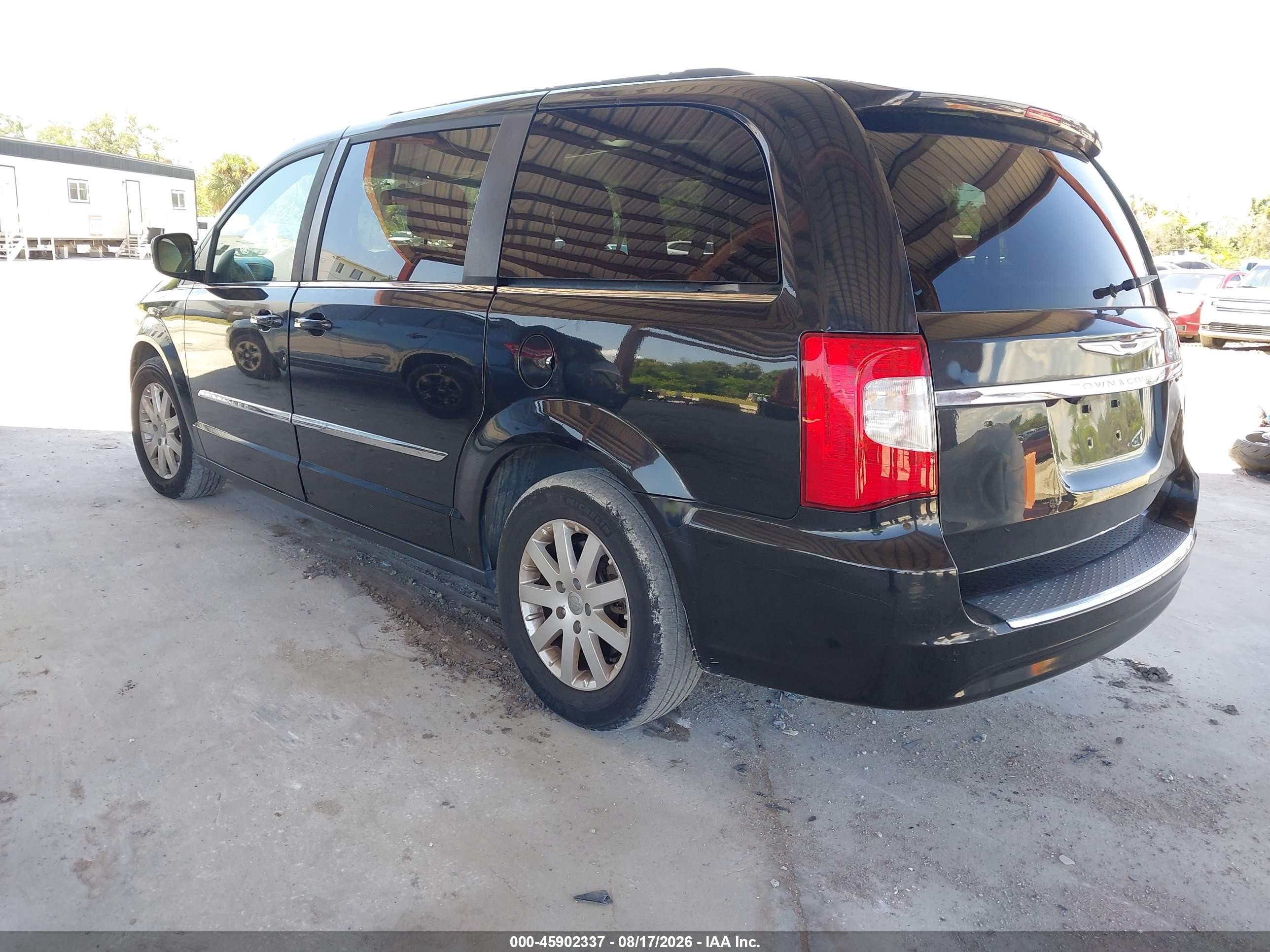 2014 Chrysler Town & Country Touring Черный vin: 2C4RC1BG5ER374678