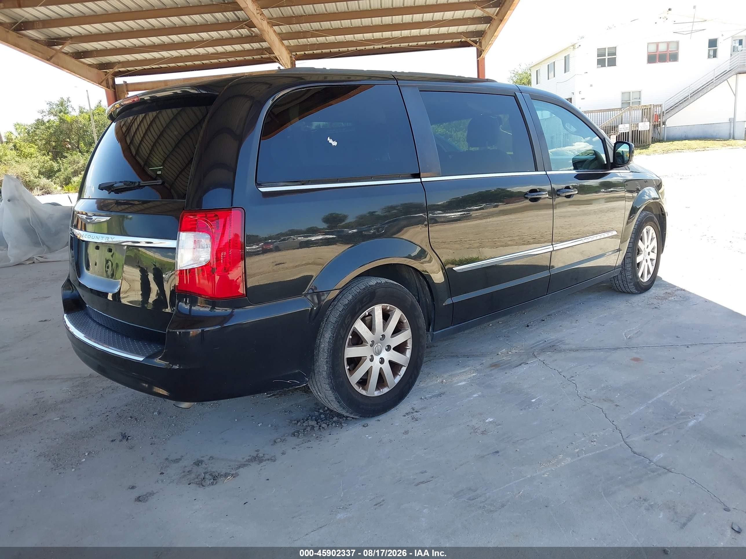 2014 Chrysler Town & Country Touring Черный vin: 2C4RC1BG5ER374678