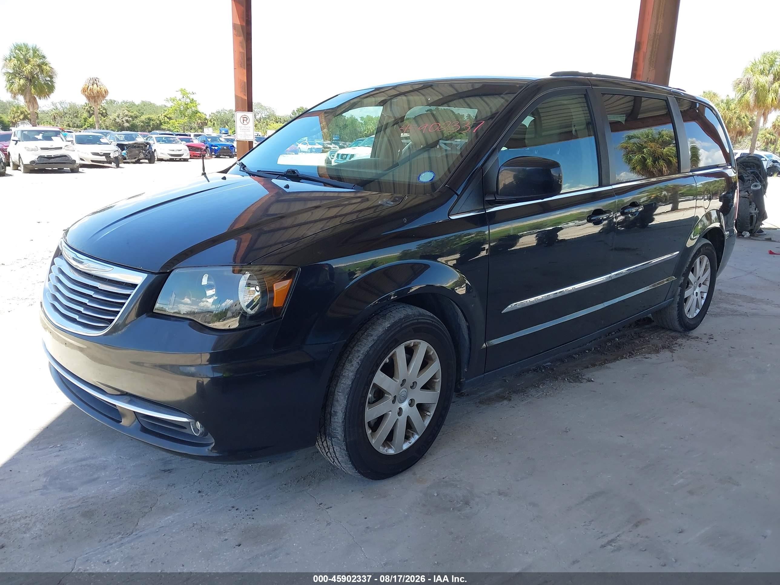 2014 Chrysler Town & Country Touring Черный vin: 2C4RC1BG5ER374678