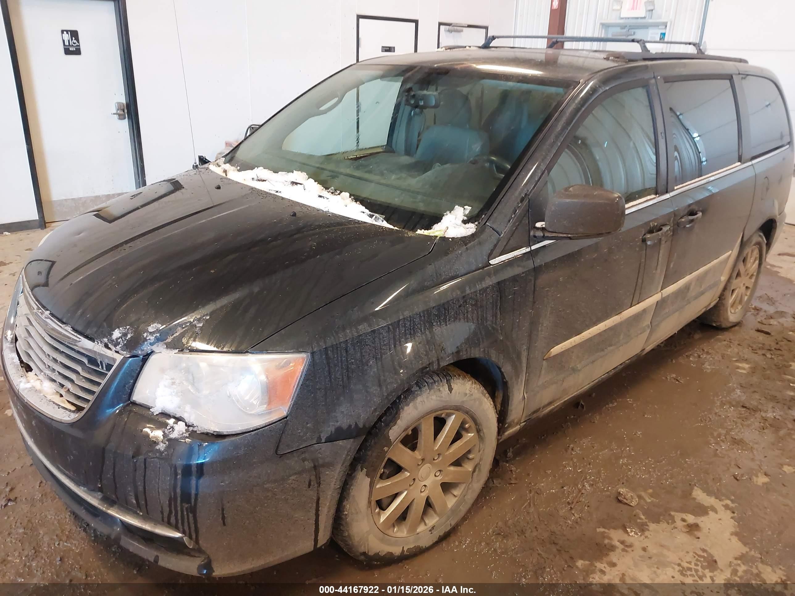 2014 Chrysler Town & Country Touring Blue vin: 2C4RC1BG5ER395496