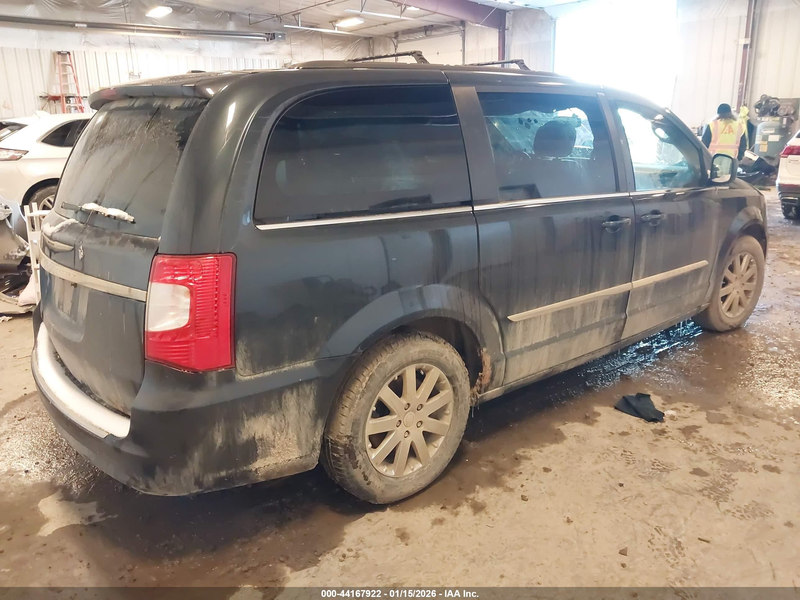2014 Chrysler Town & Country Touring Blue vin: 2C4RC1BG5ER395496