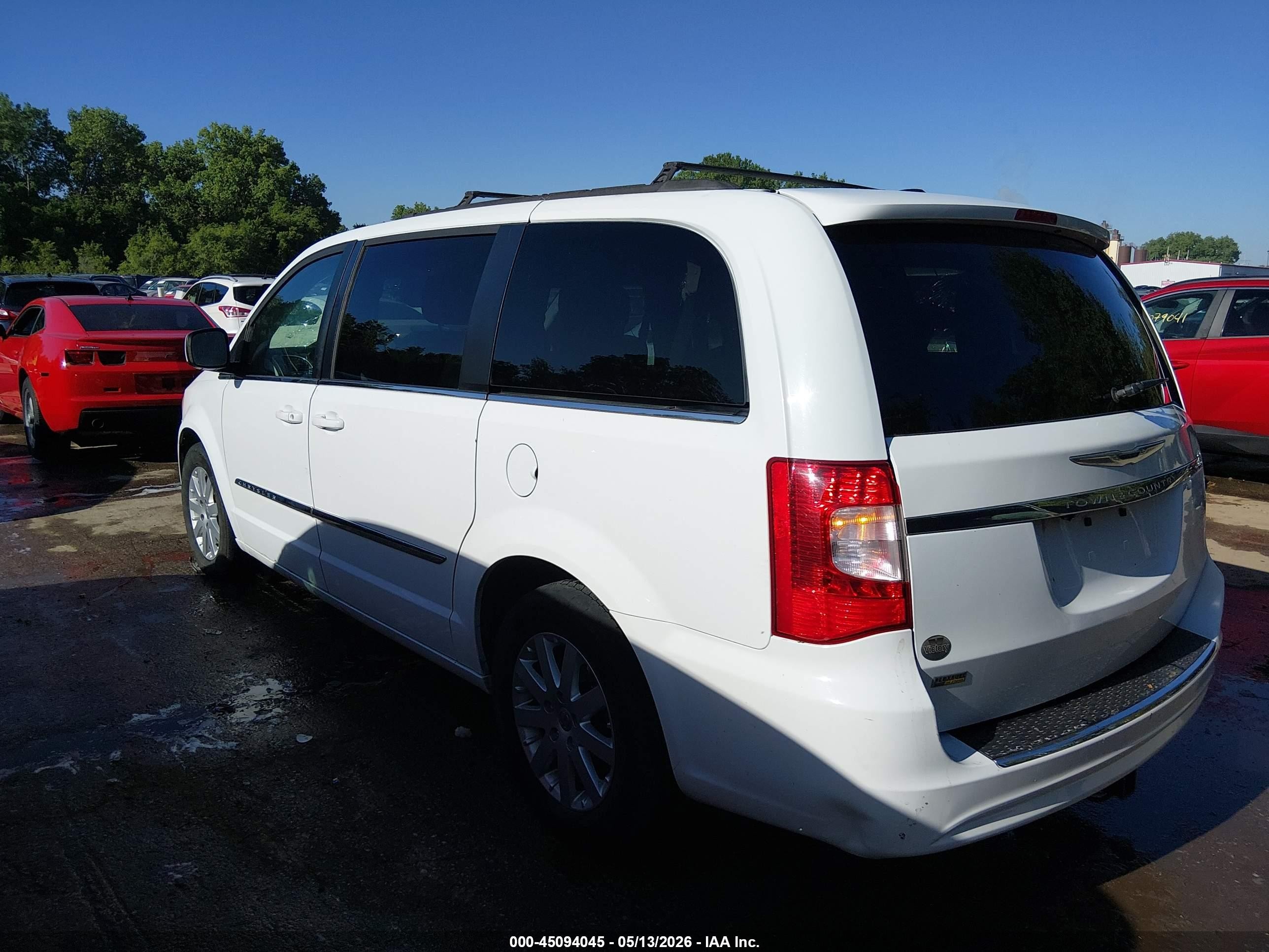 2014 Chrysler Town & Country Touring Белый vin: 2C4RC1BG5ER398284
