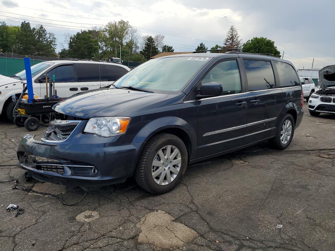 2014 Chrysler Town & Country Touring Gray vin: 2C4RC1BG5ER398804
