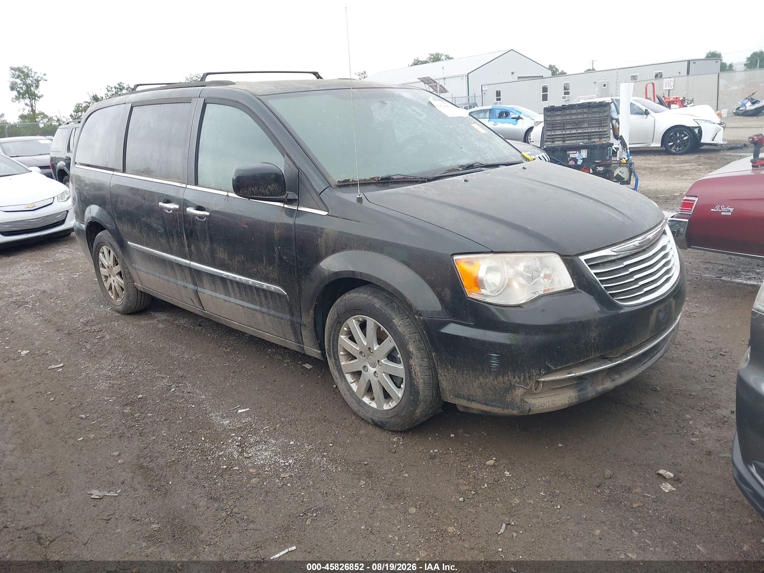 2015 Chrysler Town & Country Touring Black vin: 2C4RC1BG5FR514309