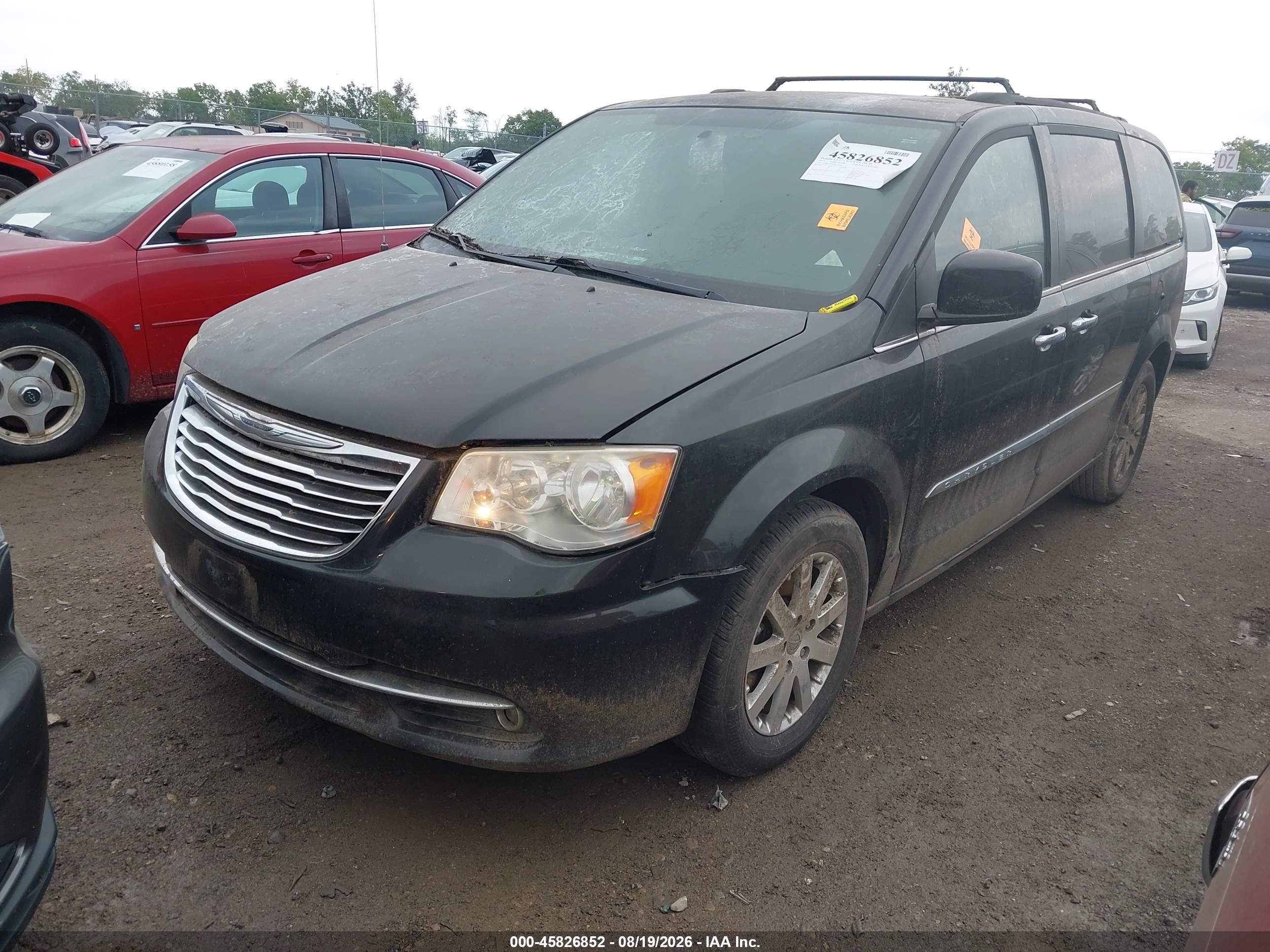 2015 Chrysler Town & Country Touring Black vin: 2C4RC1BG5FR514309