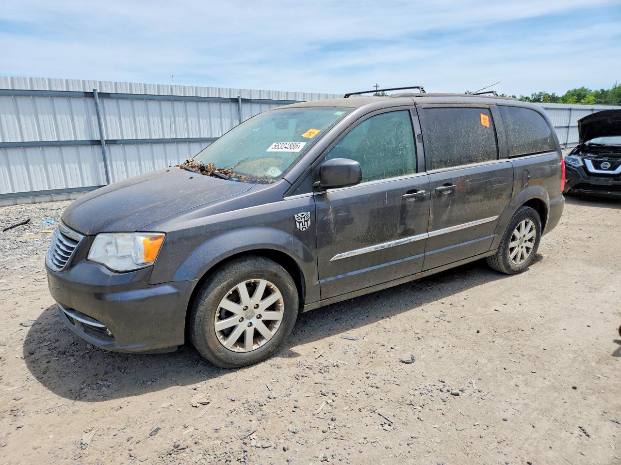 2015 Chrysler Town & Country Touring Gray vin: 2C4RC1BG5FR577104