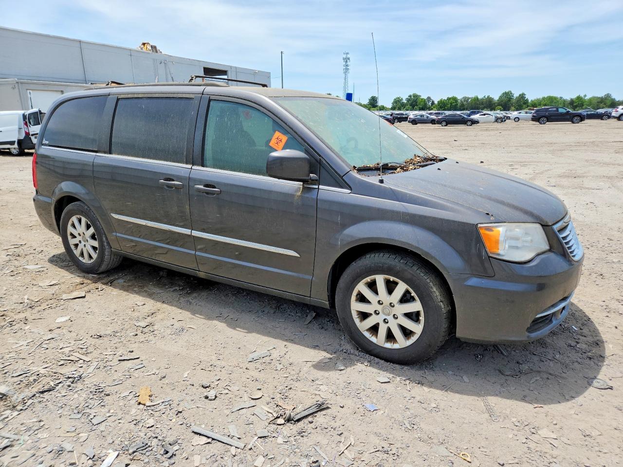 2015 Chrysler Town & Country Touring Gray vin: 2C4RC1BG5FR577104