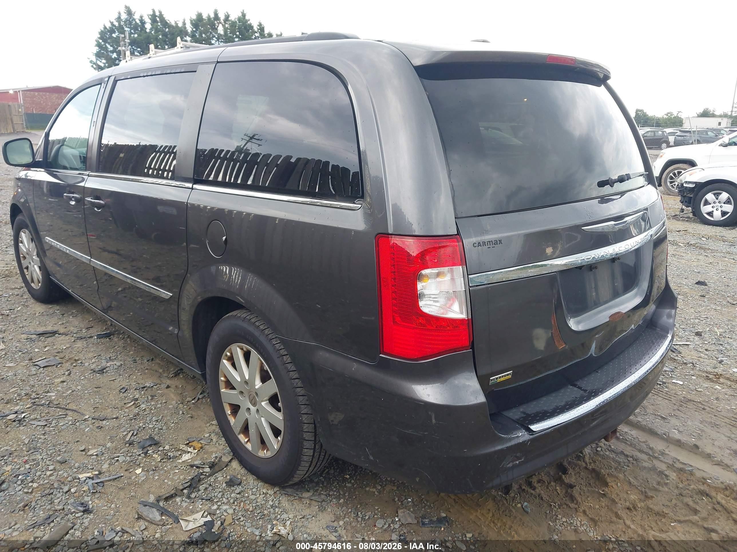 2015 Chrysler Town & Country Touring Серый vin: 2C4RC1BG5FR637284