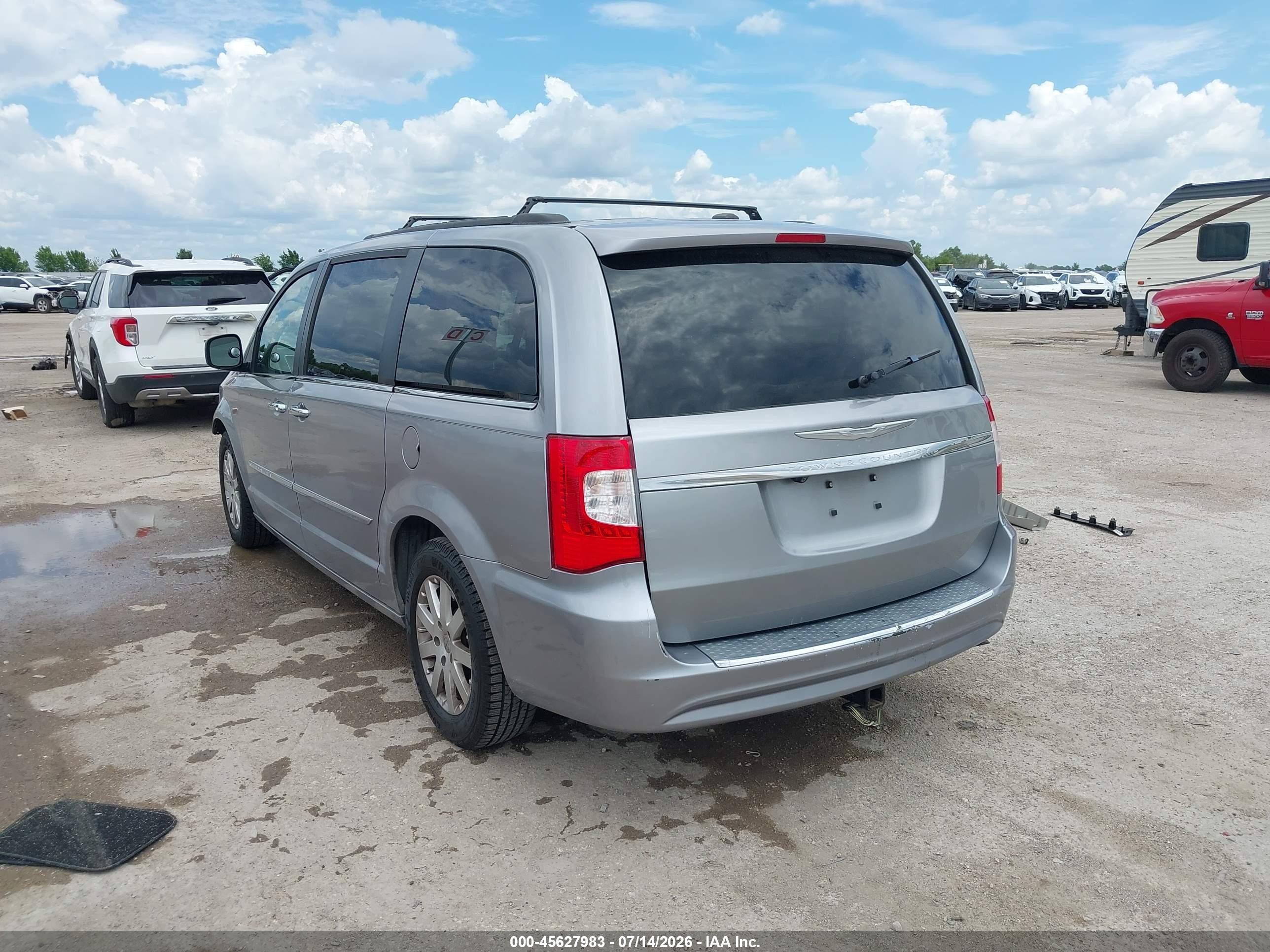 2015 Chrysler Town & Country Touring Gray vin: 2C4RC1BG5FR662038
