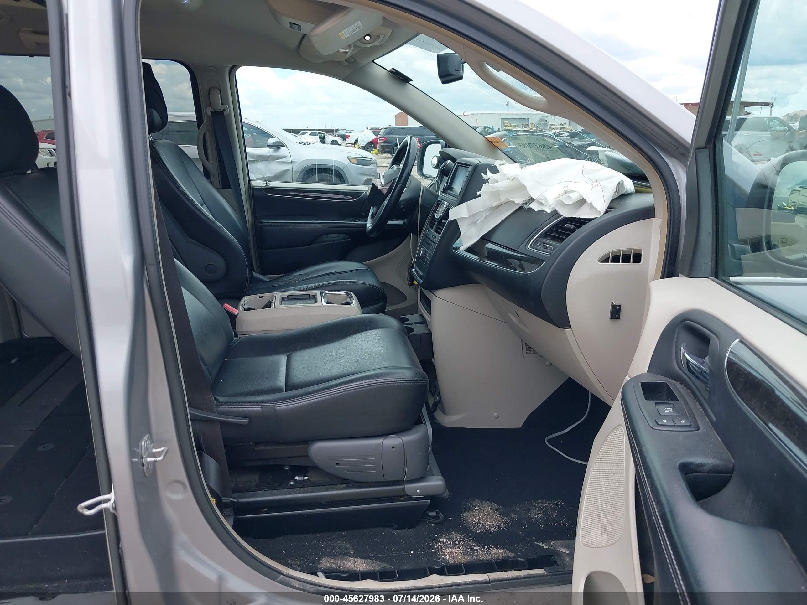 2015 Chrysler Town & Country Touring Gray vin: 2C4RC1BG5FR662038