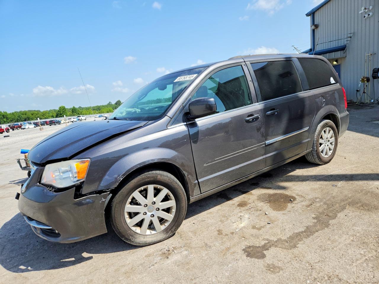 2015 Chrysler Town & Country Touring Gray vin: 2C4RC1BG5FR673380