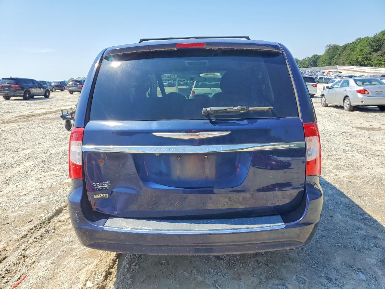 2015 Chrysler Town & Country Touring Blue vin: 2C4RC1BG5FR696559