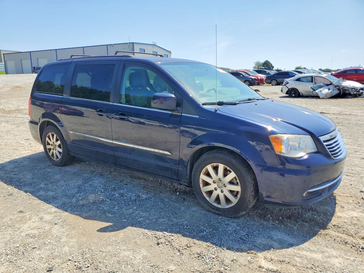 2015 Chrysler Town & Country Touring Blue vin: 2C4RC1BG5FR696559
