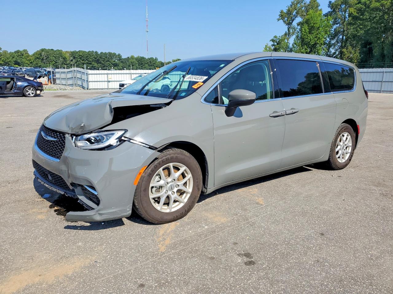 2023 Chrysler Pacifica Touring L Серый vin: 2C4RC1BG5PR553581