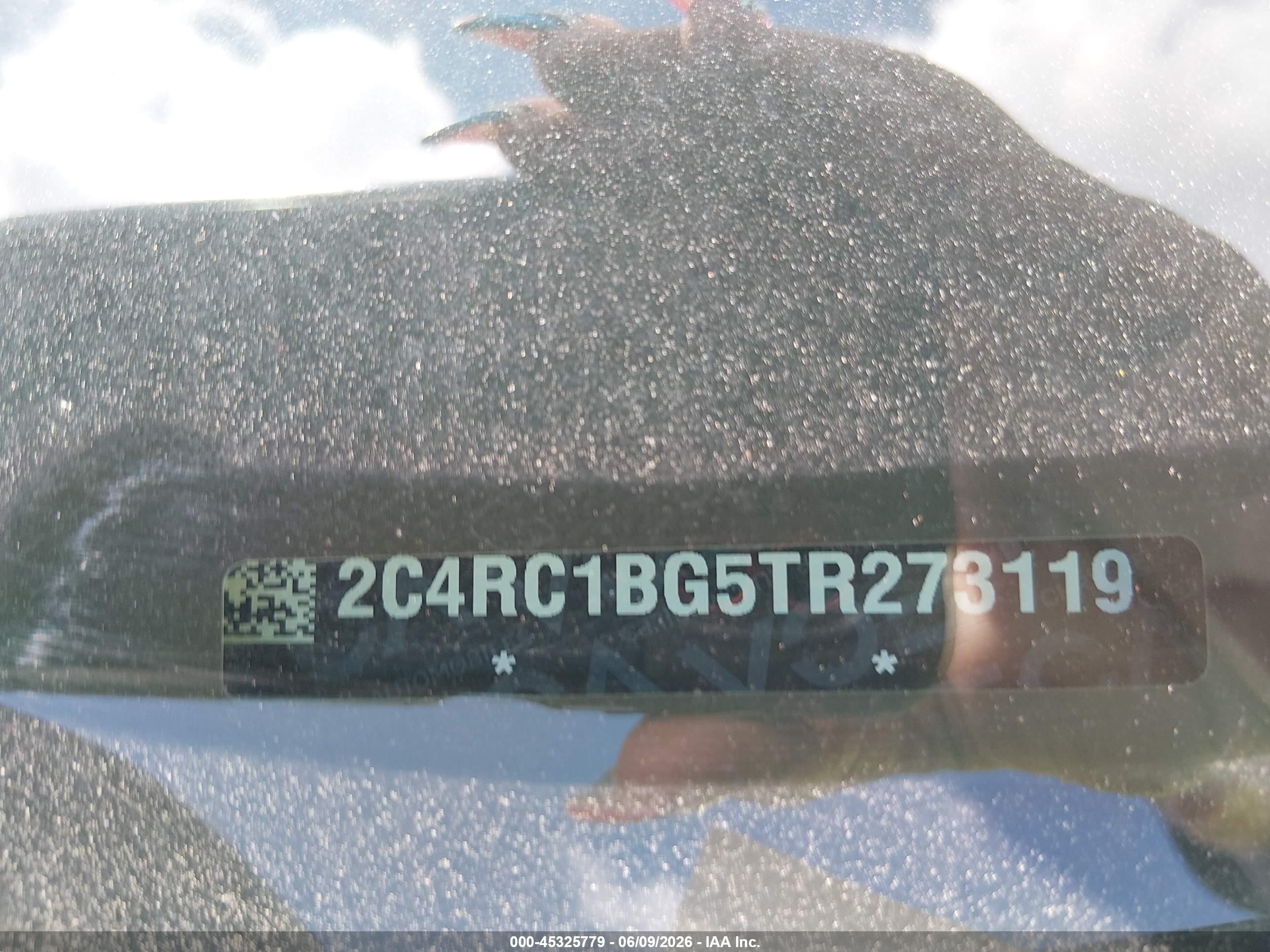 2026 Chrysler Pacifica Select Черный vin: 2C4RC1BG5TR273119