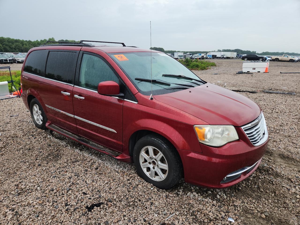 2012 Chrysler Town & Country Touring Maroon vin: 2C4RC1BG6CR106462